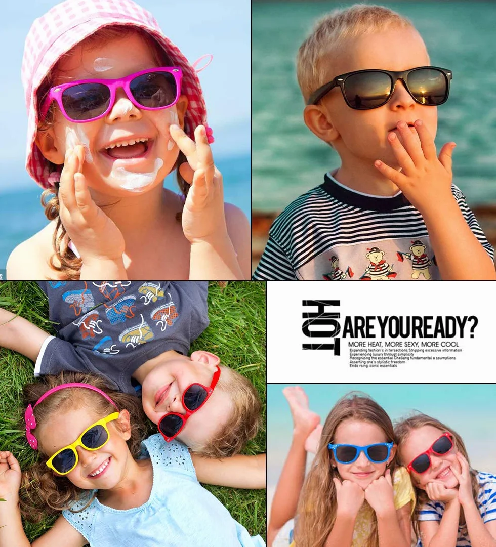 ALWAYSUV Dziecięce polaryzacyjne okulary przeciwsłoneczne z ochroną przed promieniowaniem UV, modne, wygodne okulary przeciwsłoneczne dla chłopców i dziewczynek, w wieku 3-10 lat