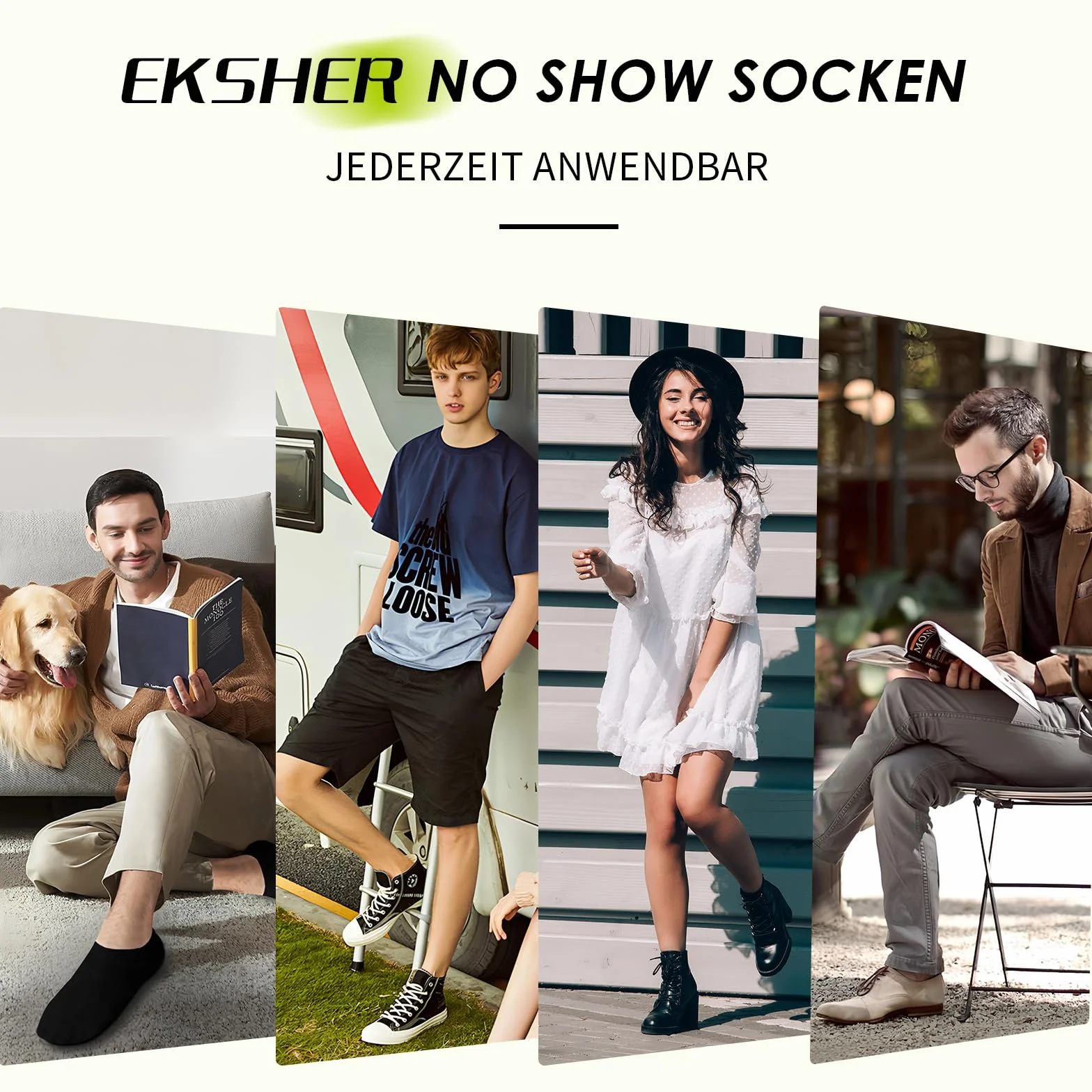 10 par skarpet typu sneaker, niewidoczne, dla kobiet i mężczyzn, krótkie, bawełniane, antypoślizgowe, oddychające
