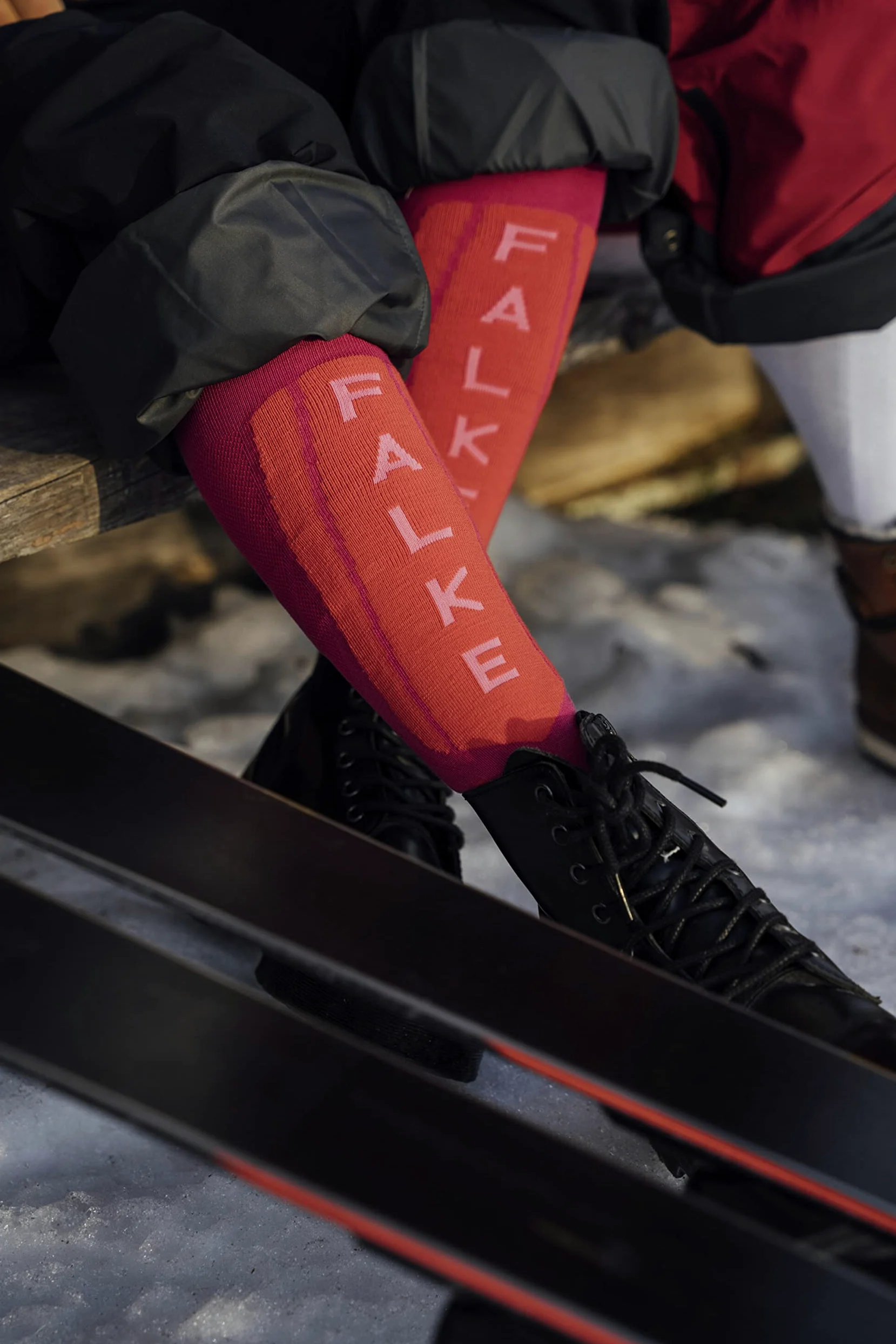 Falke Skarpety narciarskie Kobiety SK5 Expert W Kh Jedwab ciepłe cienkie (1 w zestawie)