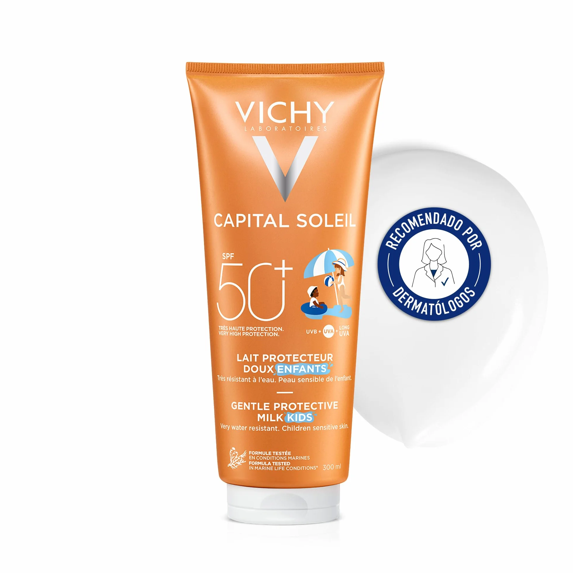 VICHY Capital Soleil SPF 50 mleko dla dzieci, 300 ml