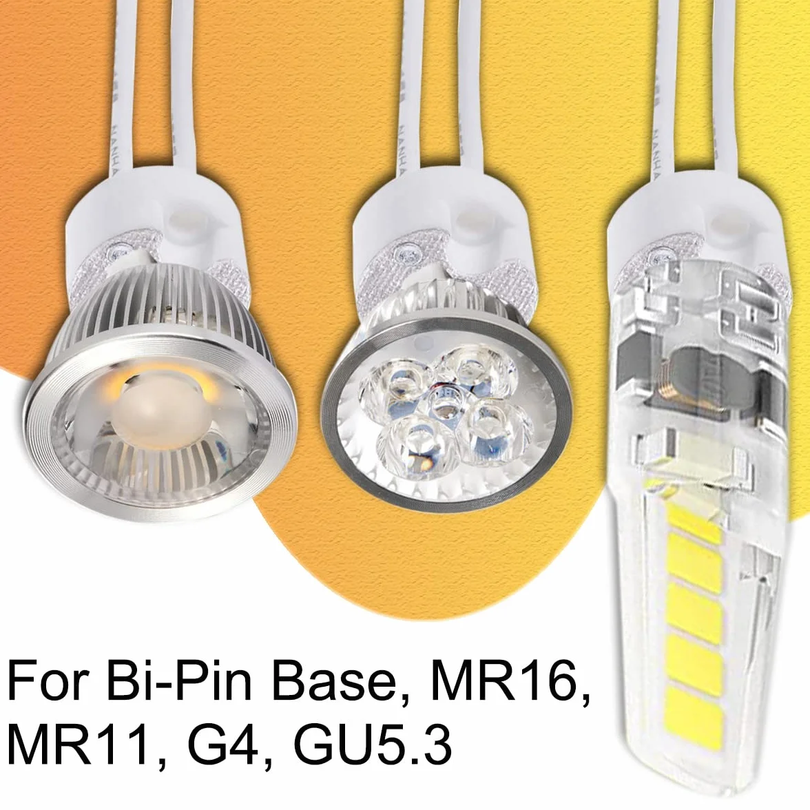 MR16 GU5.3 gniazdo lampy LED Holder, 10 sztuk żarówka halogenowa żarówka ceramiczna złącze przewodowe adapter MR11 G4, Incandescent CFL Holder Base Plug Converter