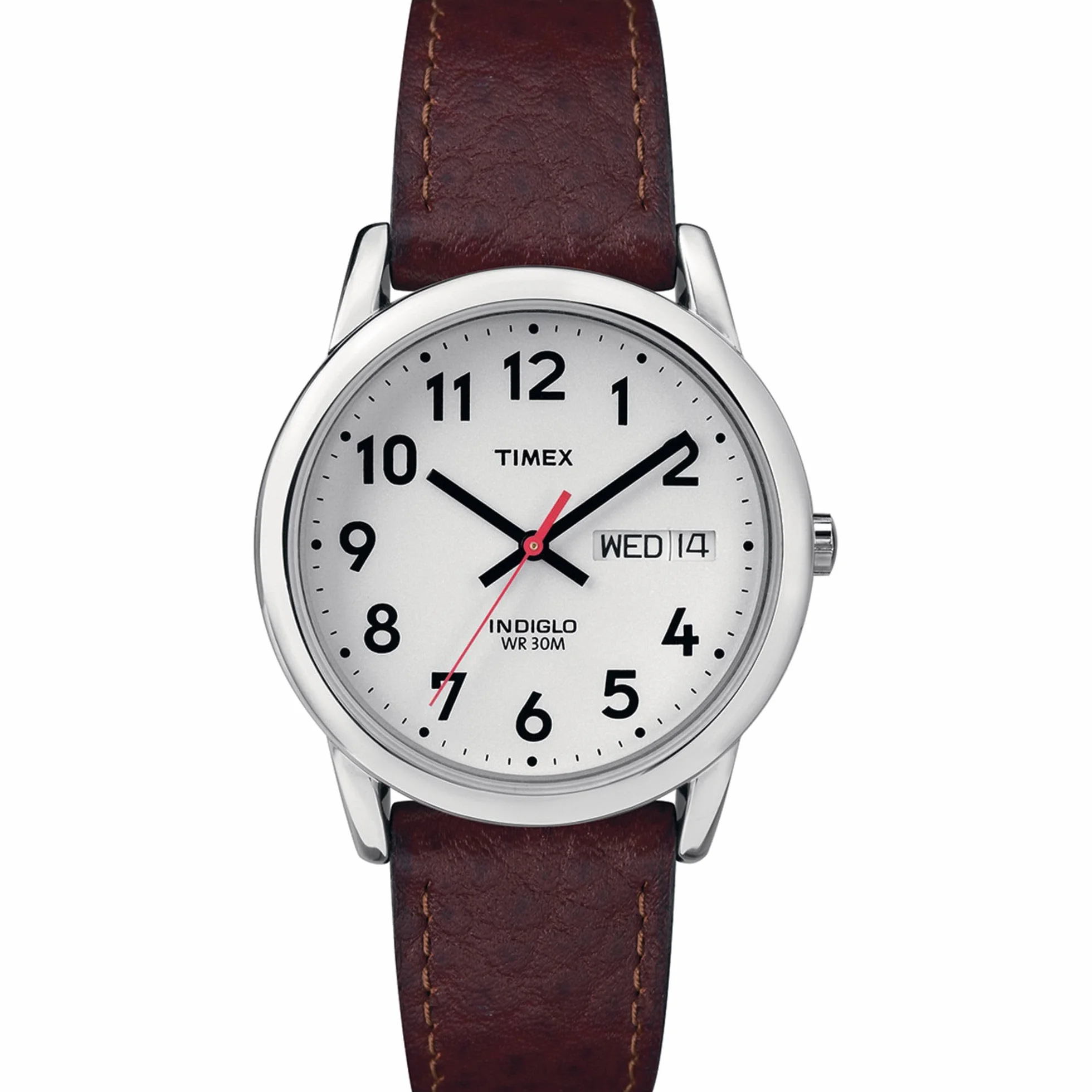 Timex Easy Reader męski zegarek skórzany 35 mm T20041