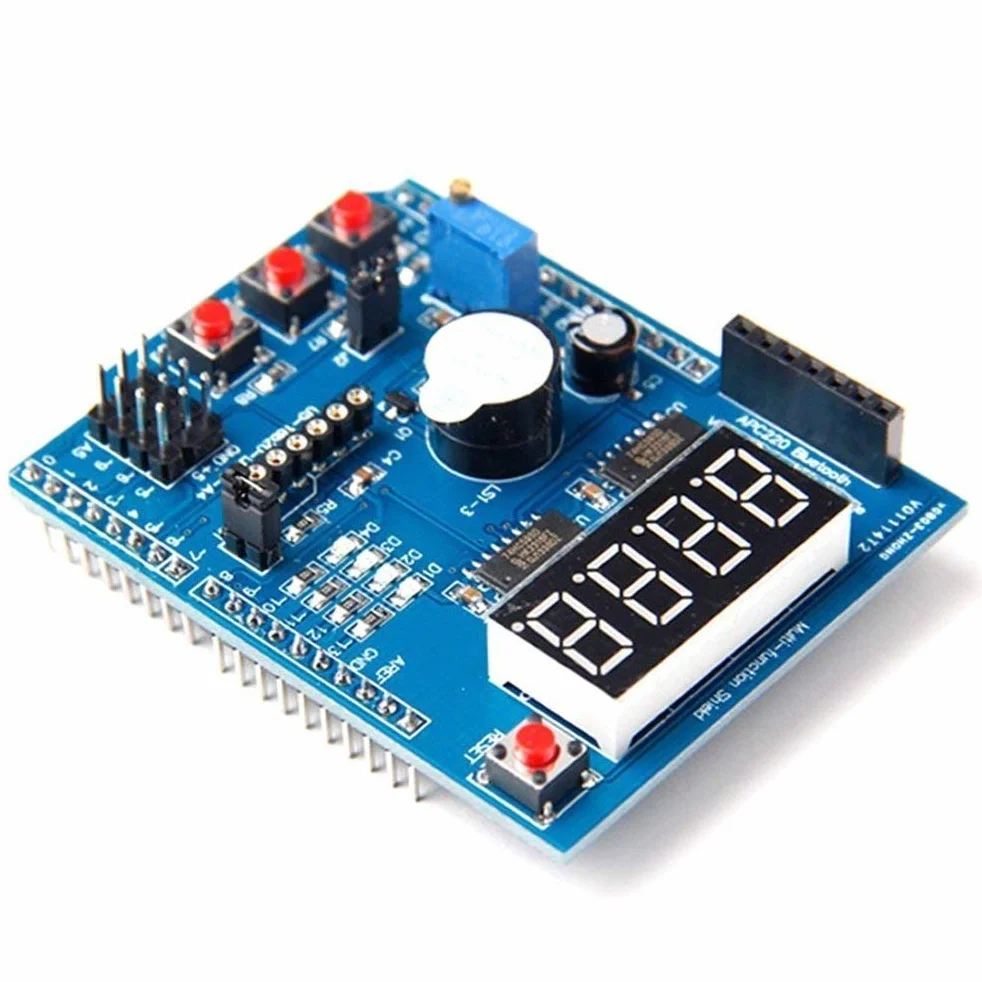 Hailege Wielofunkcyjny interfejs Tarcza Protype Shield Rozszerzenie Board dla Arduino UNO MAGE 2560 z DS18B20 LM35 odbiornik podczerwieni brzęczyk Bluetooth funkcja rozszerzenia interfejsu