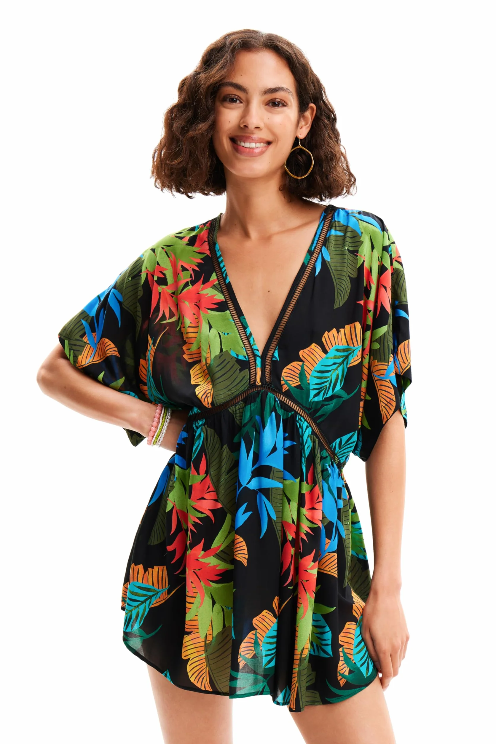 Desigual Bikini Top Kobiety Swim_top Tropical Party