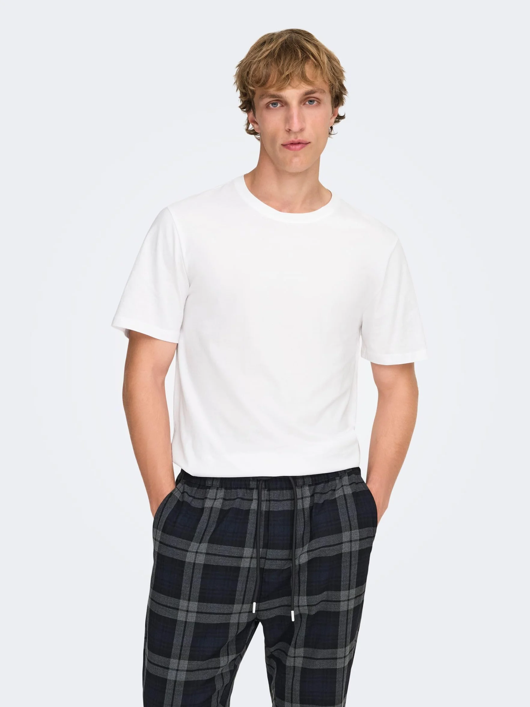 Only & Sons Koszulka Mężczyźni Onsmatt Longy Ss Tee Noos
