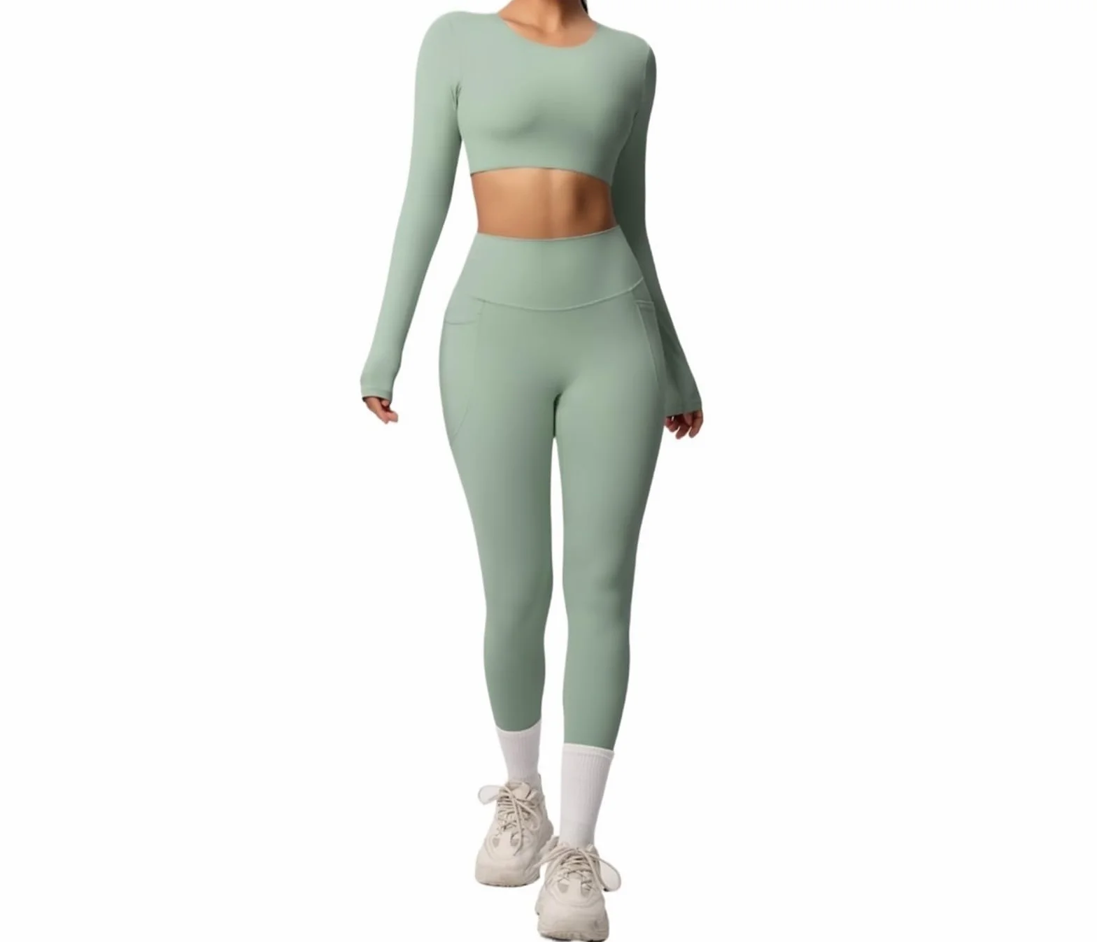 Strój do jogi zestaw sportowy rękaw oddychający elastyczny siłownia joga slim fitness aktywny top bezszwowe legginsy na siłownię z wysokim stanem, różowy, XL