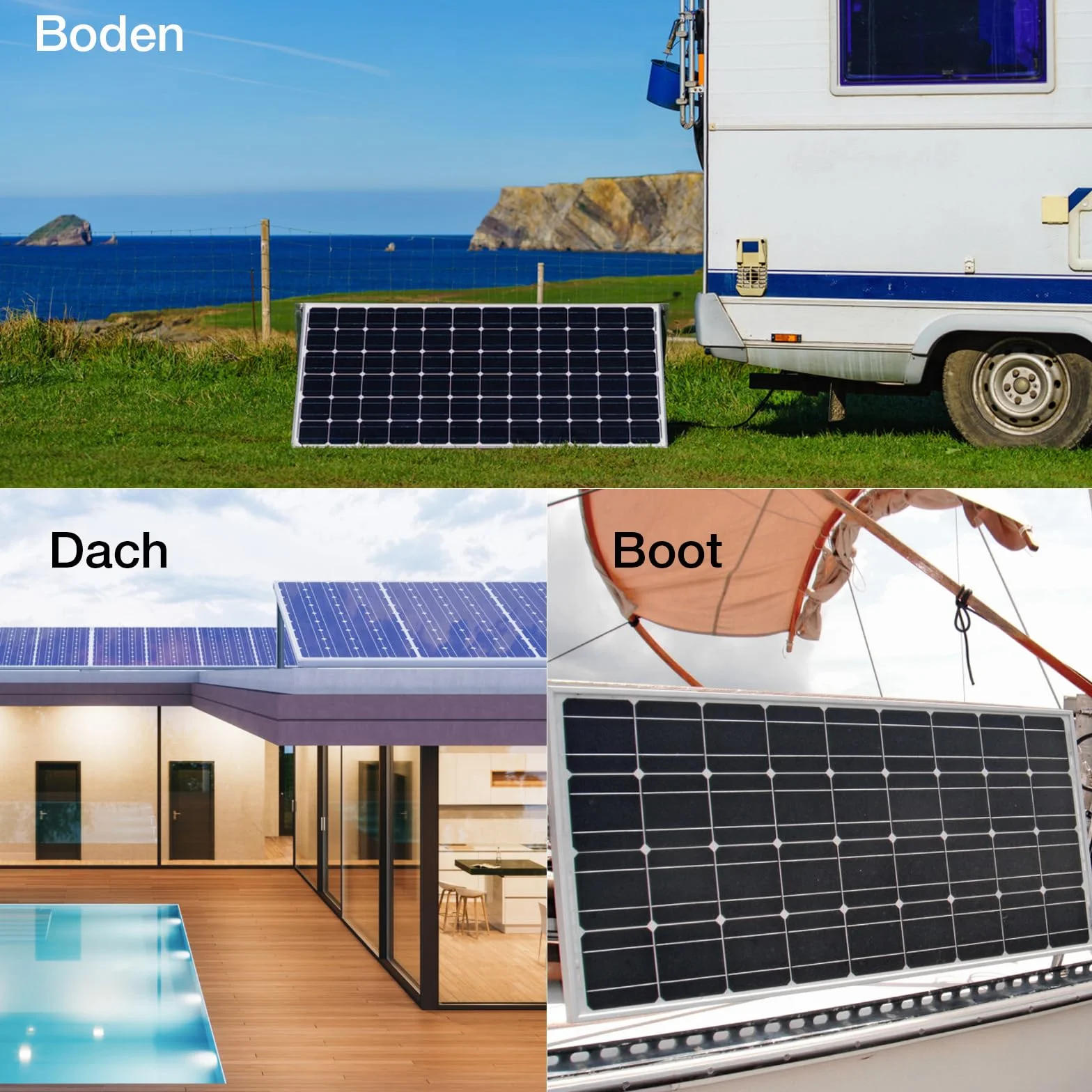 Uchwyt do modułu solarnego, uchwyt do elektrowni balkonowej, panel słoneczny, wsporniki fotowoltaiczne, 15°-30°, indywidualnie regulowany, aluminiowy uchwyt modułu solarnego do płaskiego dachu, dachu,