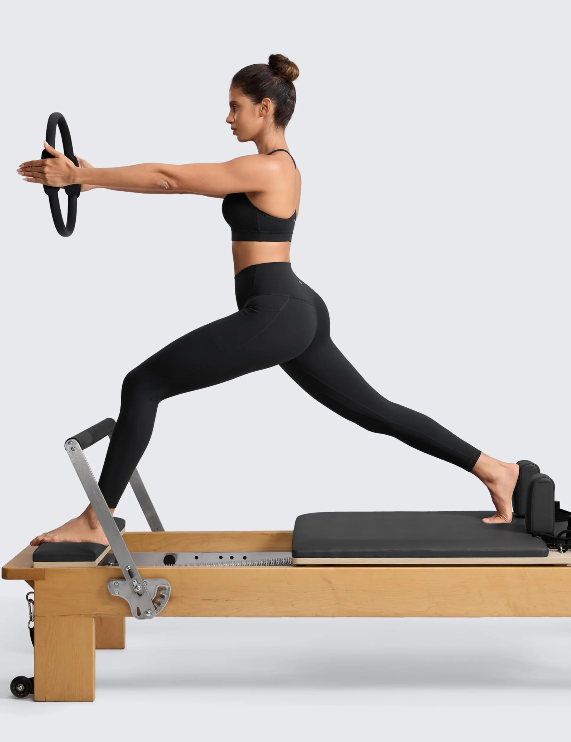 CRZ YOGA Damskie legginsy do ćwiczeń Butterlift z wysokim stanem i kieszeniami bocznymi, 25 cali – spodnie do jogi Pilates Athletic Gym Butter Soft