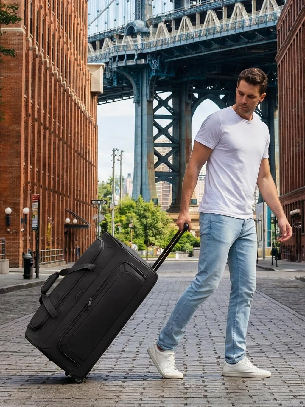 Stammartikel Duffle Essentials, czarny, L (71 cm)