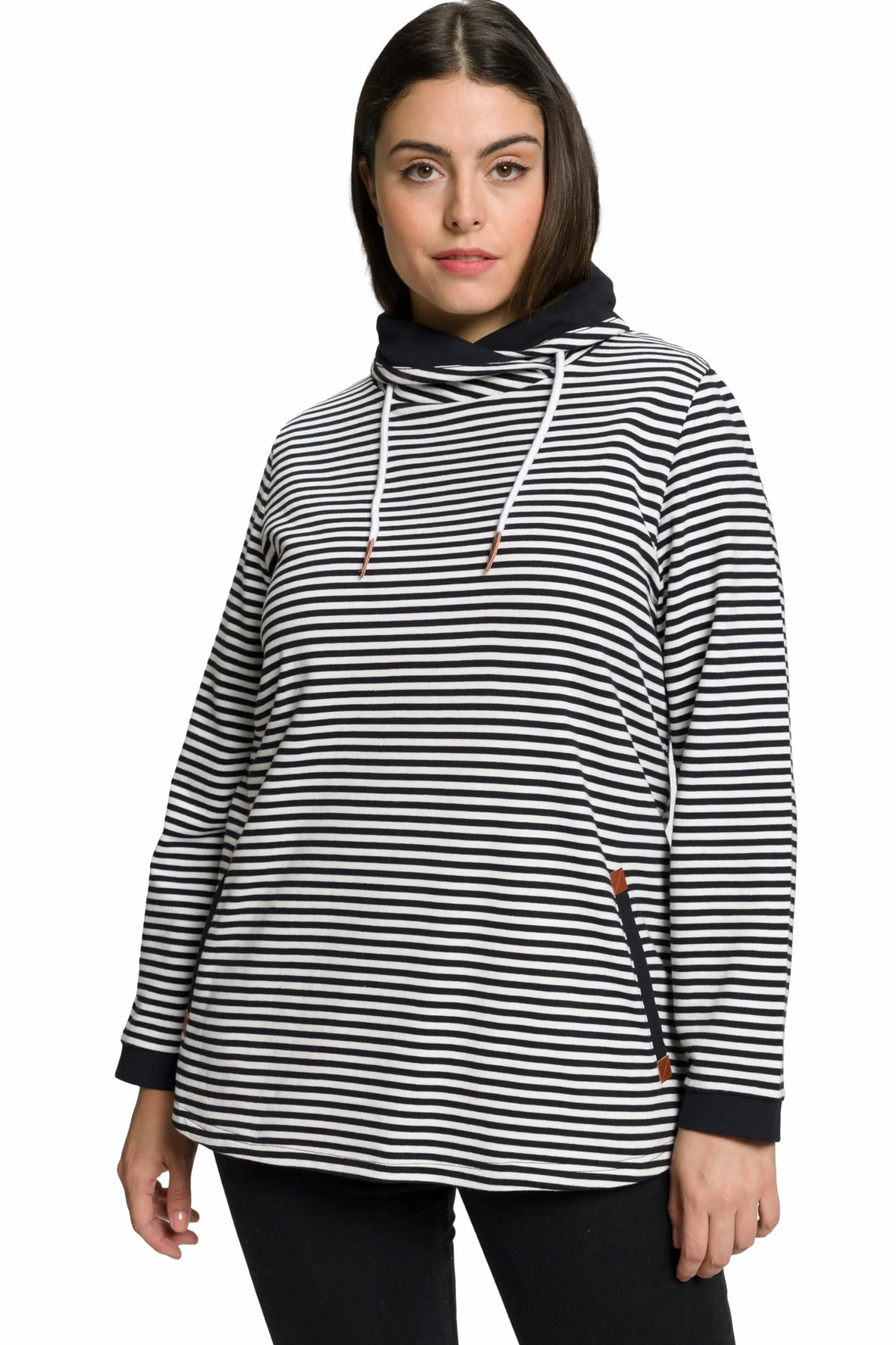 Ulla Popken Bluza damska czarny 54-56