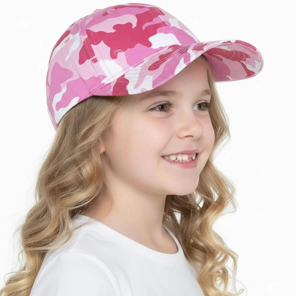 A2Z 4 Kids Dziewczęca czapka z daszkiem czapka z daszkiem trucker ochrona przeciwsłoneczna jednolity kolor oddychająca tkanina wygodne dopasowanie do codziennego noszenia lekkie sportowe nakrycia