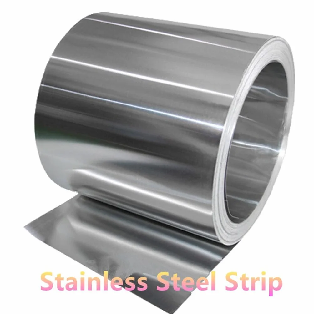 Taśma Ze Stali Nierdzewnej, Grubość 0,01 Mm ~ 0,1 Mm Blacha Stalowa 304 Cienka Blacha Stalowa/Folia Odporna Na Korozję, 1 Szt. (Color : 0.05mmx100mmx1m)