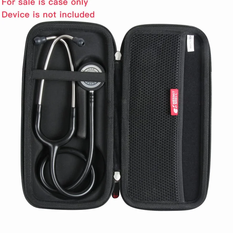 Hermitshell Etui podróżne do stetoskopu 3M Littmann Classic III (czarne)