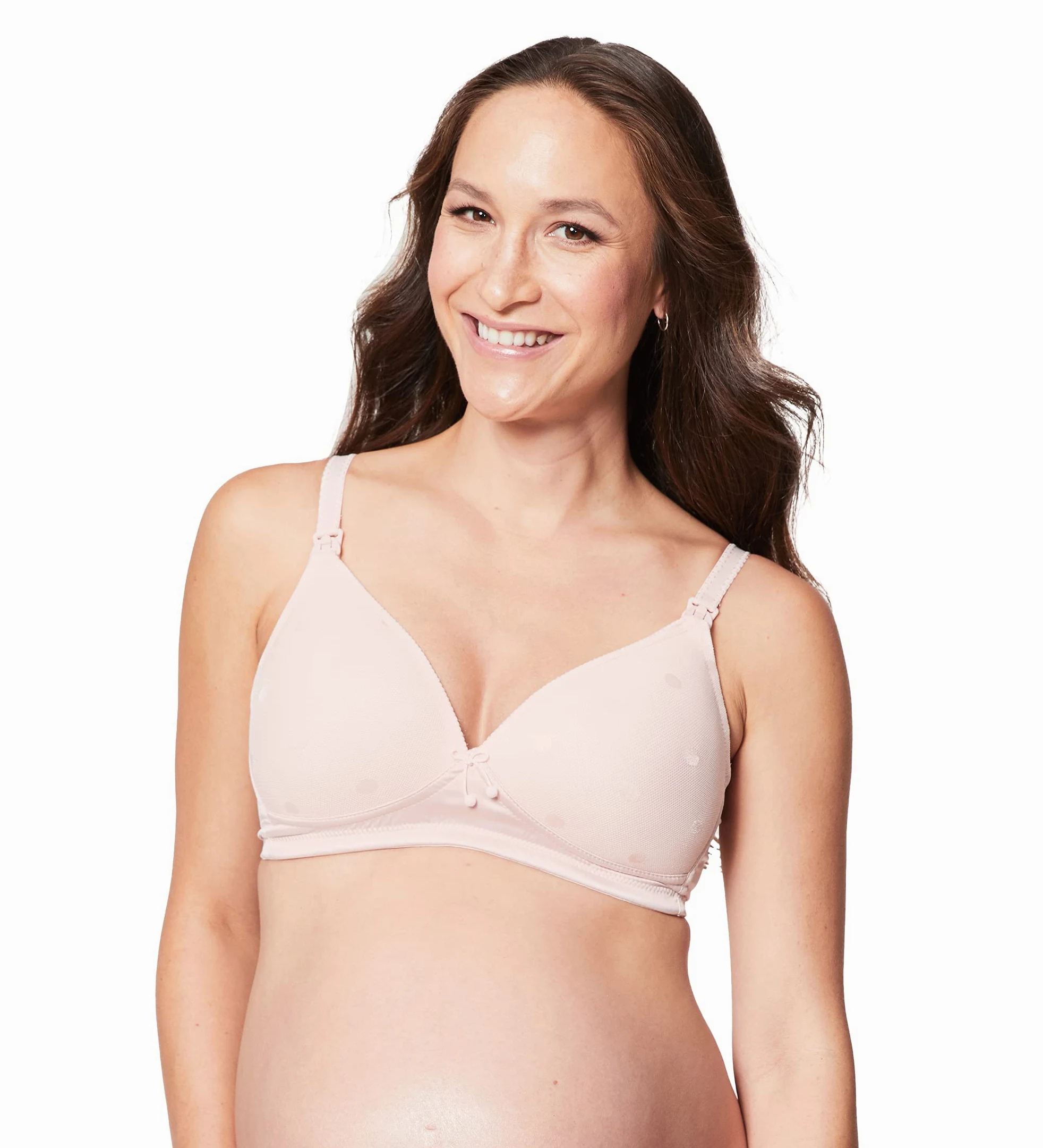Cake Maternity Biustonosz ciążowy Kobiety Cake Maternity Women's Mousse Padded Non-wire Maternity T-shirt Nursing Bra
