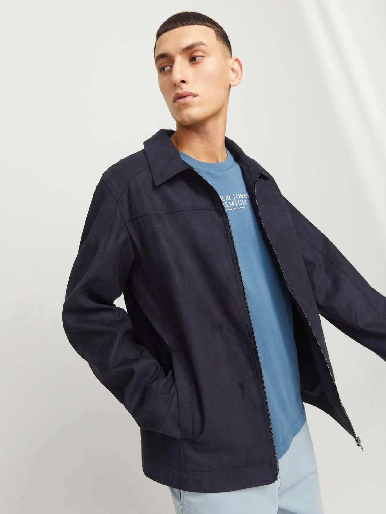 Jack&JONES JJEDYLAN Shacket NOOS męska krótka kurtka, Jet Black, XL, Jet Black, XL