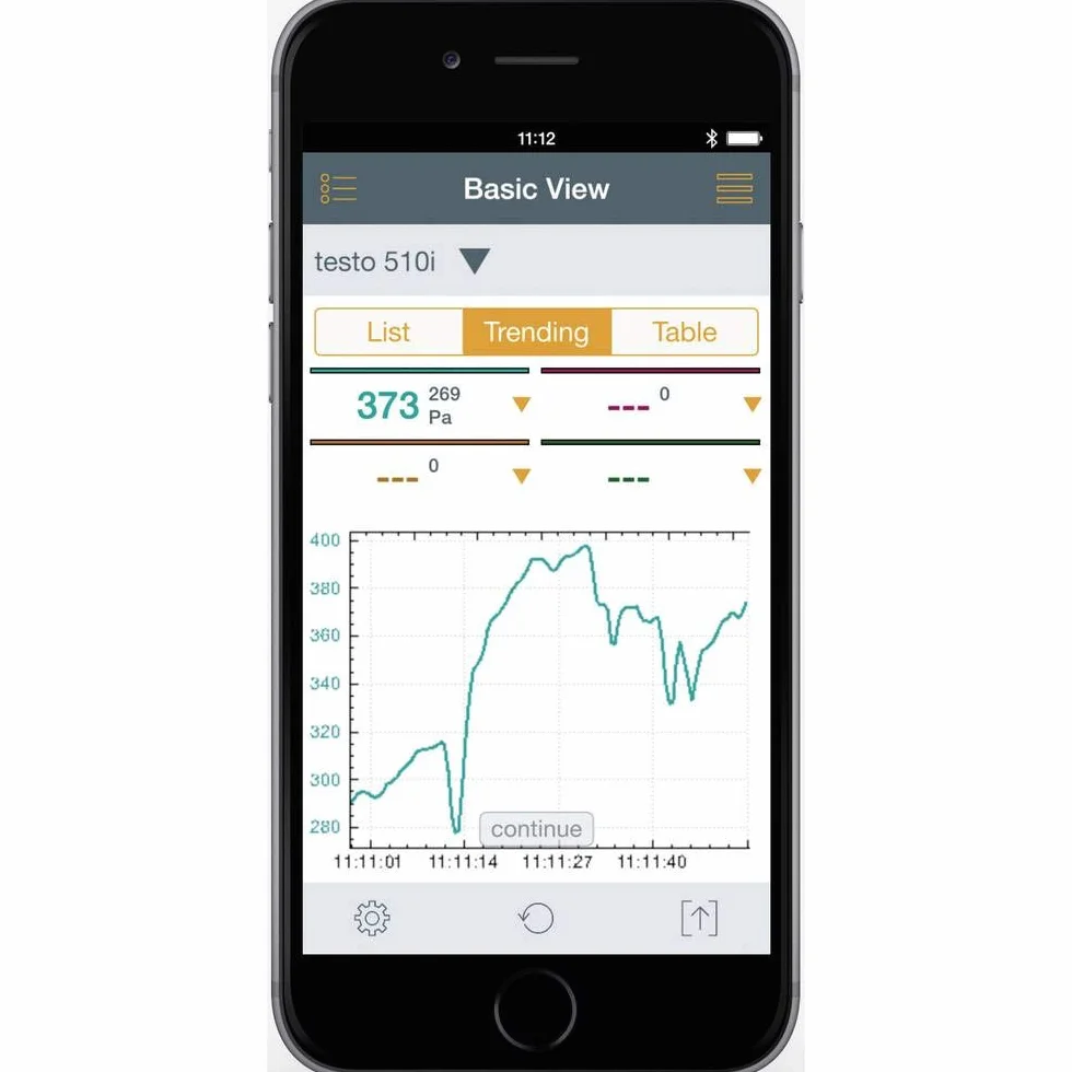 testo 510i - Bluetooth Differential Pressure Gauge Smart Probe
