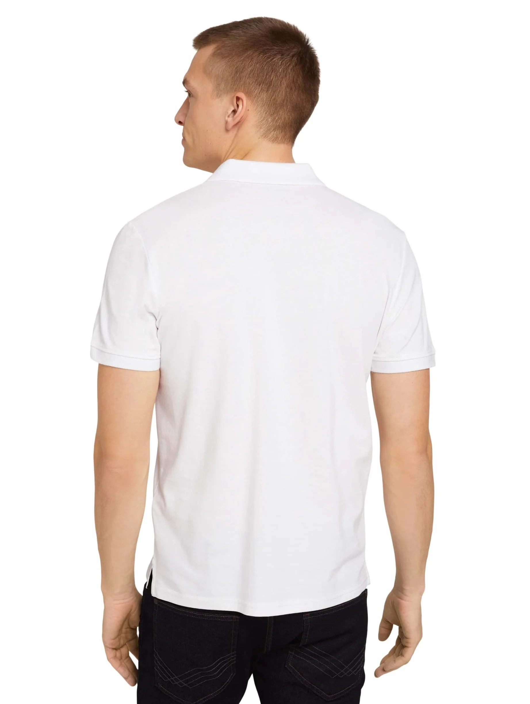 TOM TAILOR Męskie Koszulka polo Basic Piqué