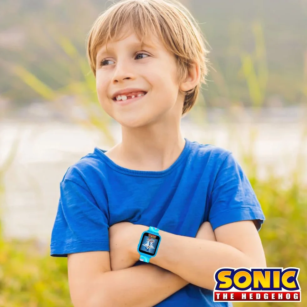 Sonic The Hedgehog Inteligentny zegarek dla dzieci, sterowanie głosem SNC4055AZ