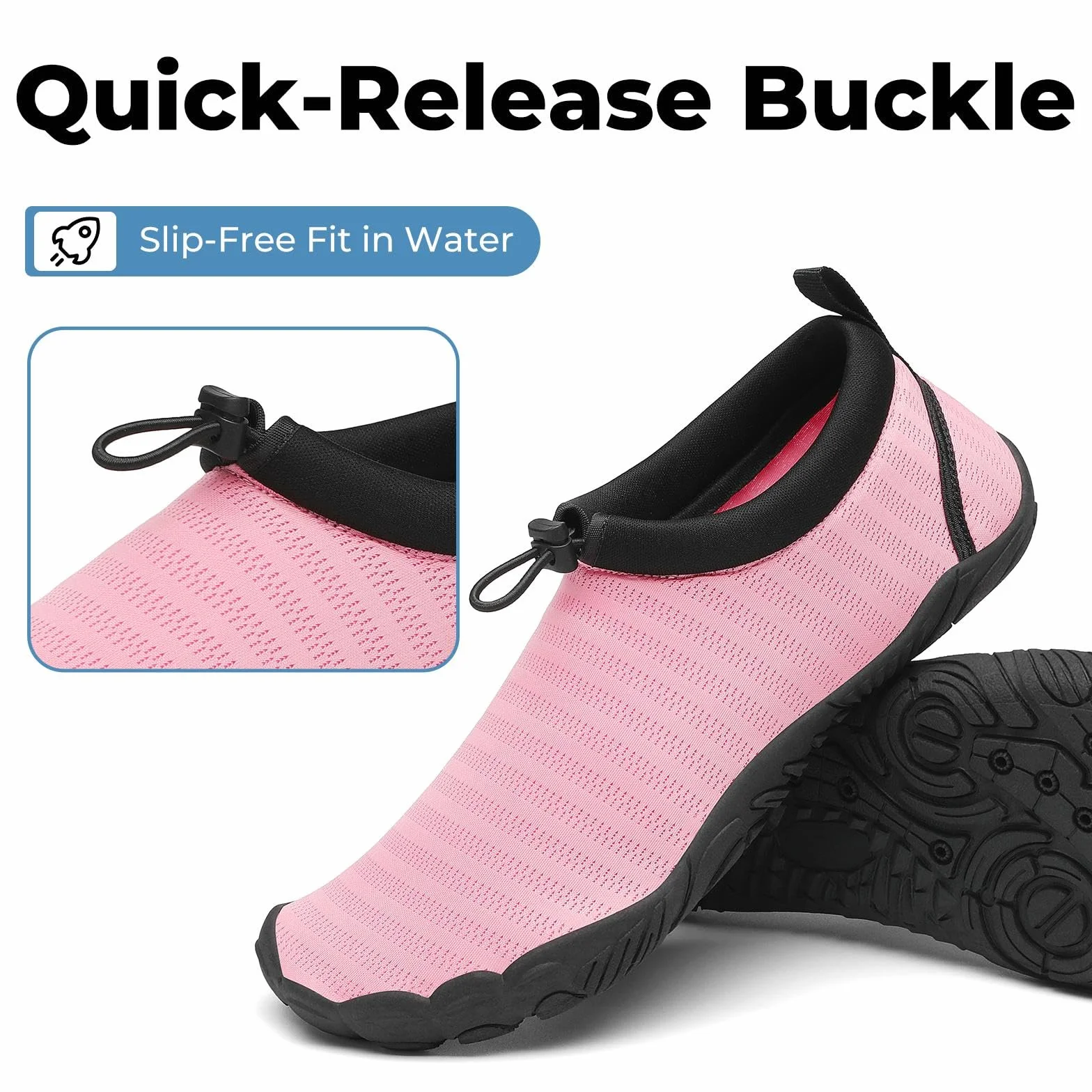 Mishansha Buty kąpielowe antypoślizgowe szybkoschnące lekkie do wody 36-46