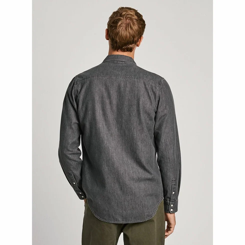 Pepe Jeans Męska koszula regularna, koszula, niebieska, XL, Niebieski (Denim-xm6), XL