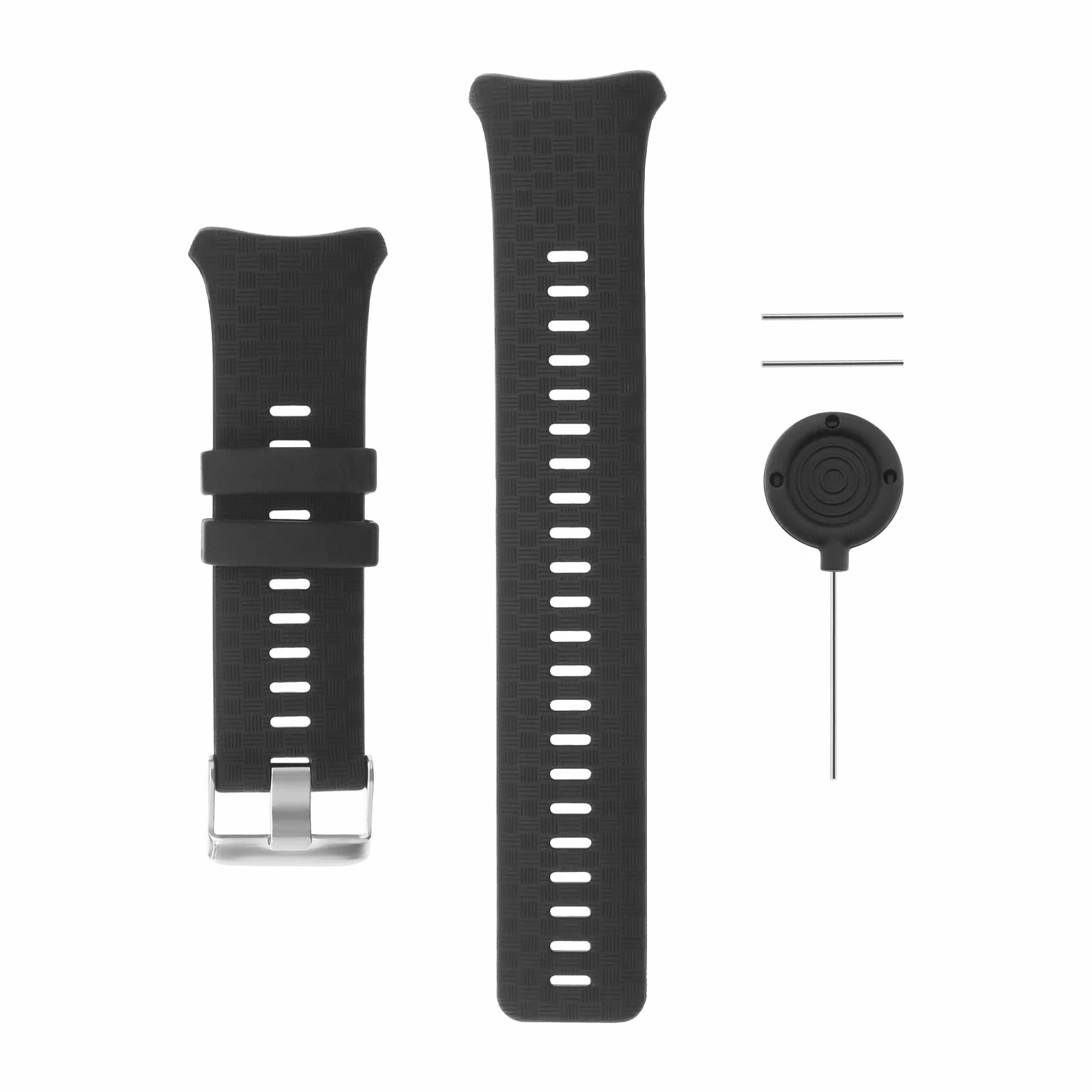 ECSiNG Zamienny pasek do zegarka kompatybilny z zegarkiem Polar Vantage V, regulowany pasek do zegarka, wodoodporny silikonowy pasek na nadgarstek 170 ~ 250 mm, 170~250mm, Silikon
