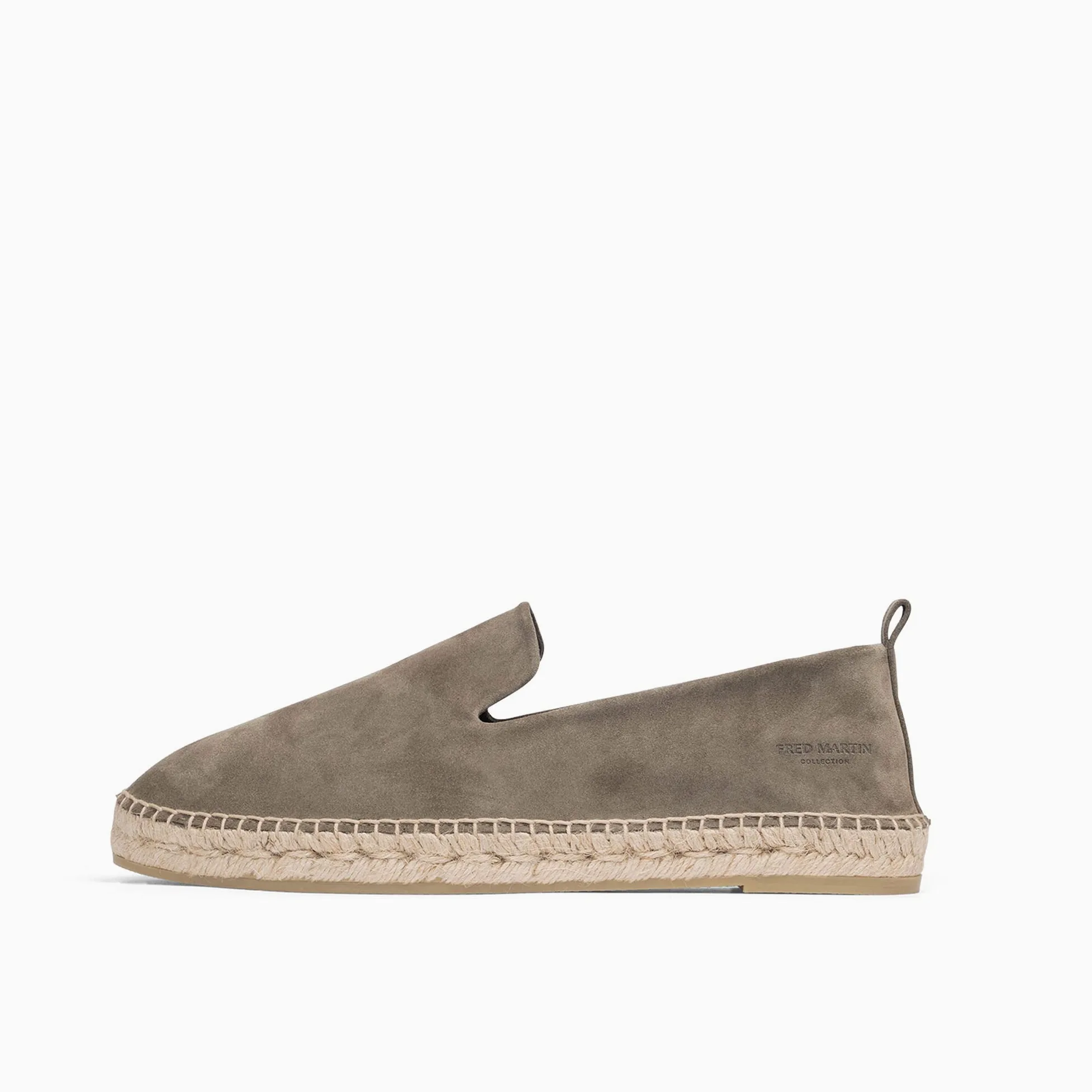 Fred Martin Collection, męskie espadryle z zamszu i juty