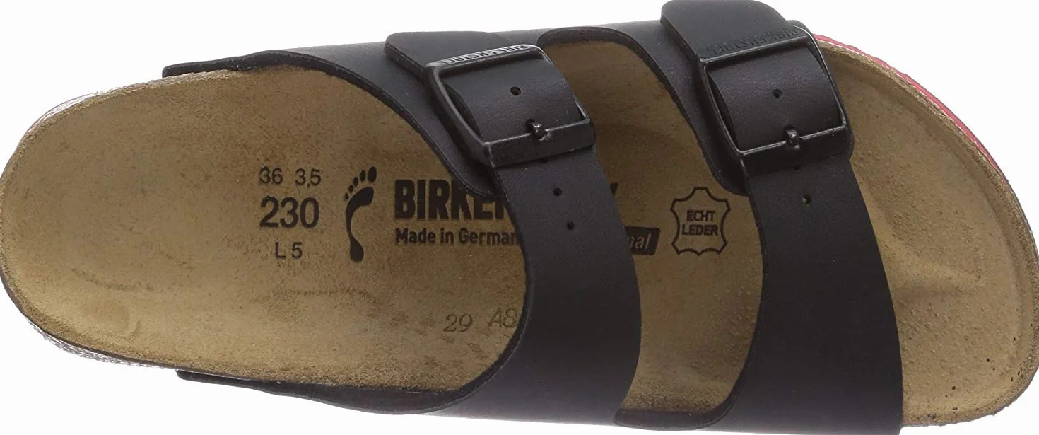Birkenstock Sandales Arizona Cuir Nubuck Steer Soft Gray - sprzączka. Mężczyźni