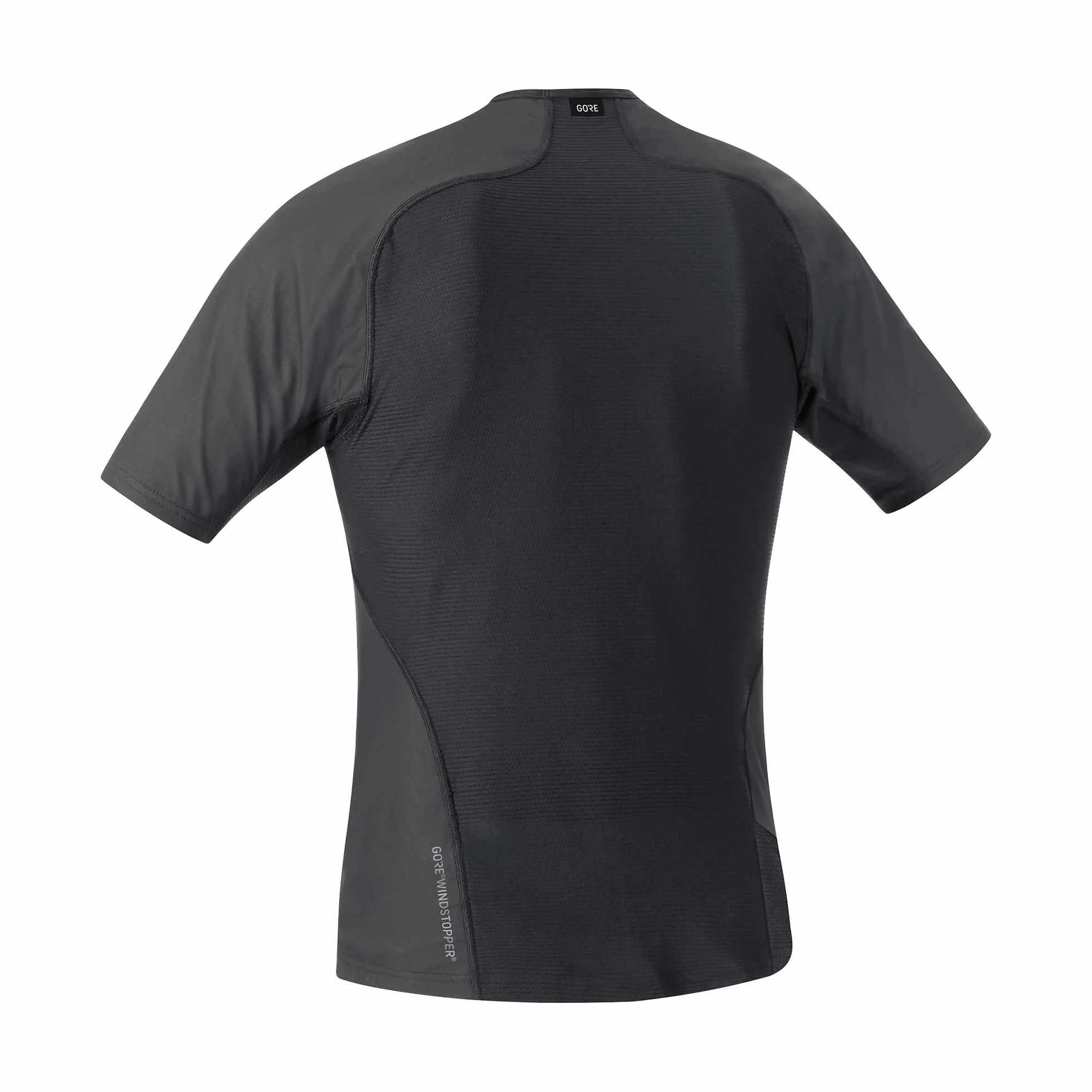 Gore Wear Mężczyźni M GWS BL Shirt Koszulka, Czarny, L