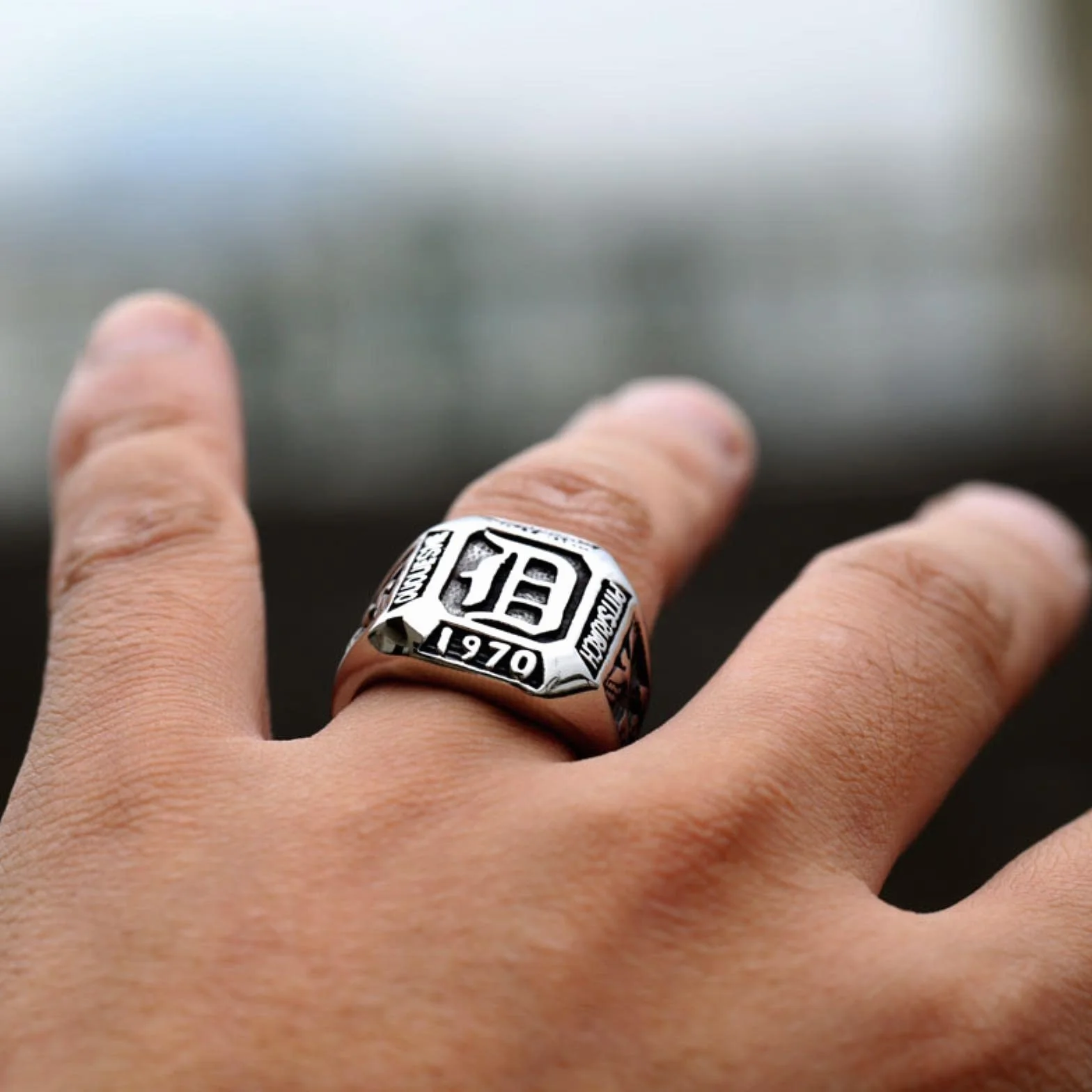 The Vampire Diaries Ring Anillos Reborn Biżuteria Ze Stali Nierdzewnej