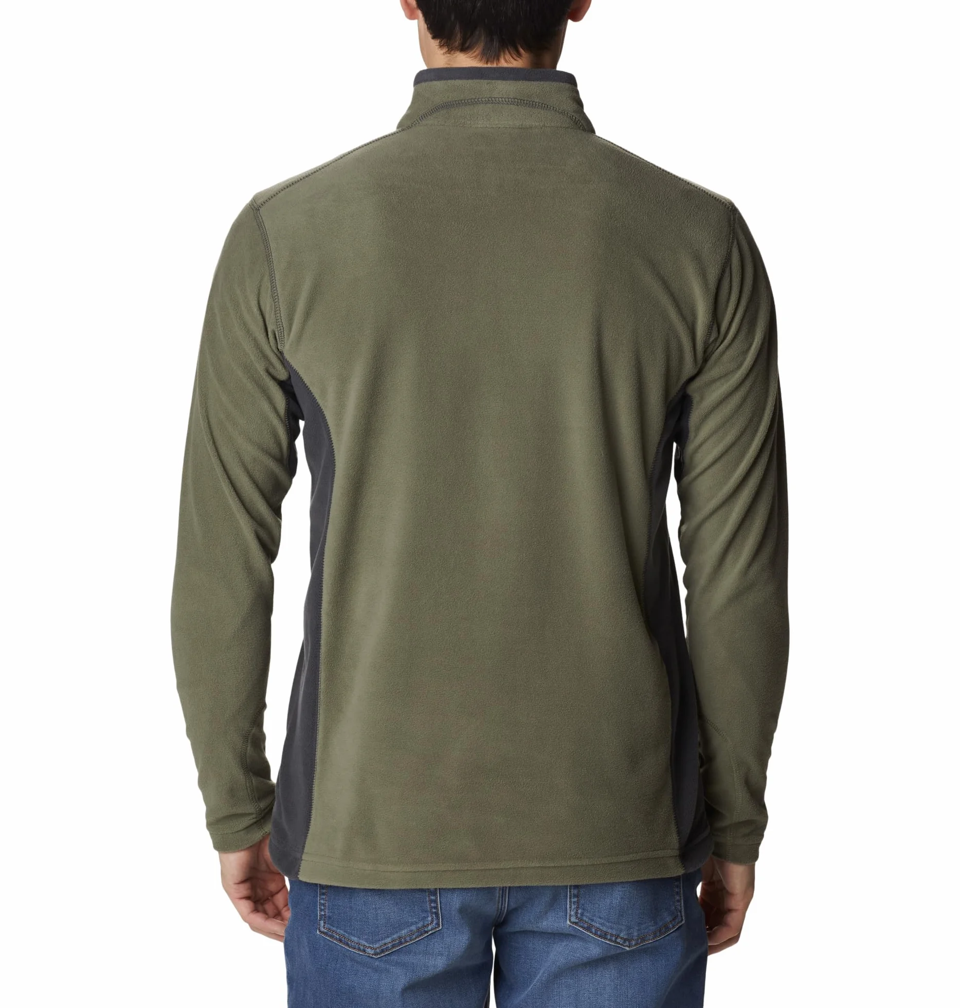 Columbia Klamath Range 2 Half Zip, Bluza Polarowa Mężczyźni, Stone Green/Shark, L