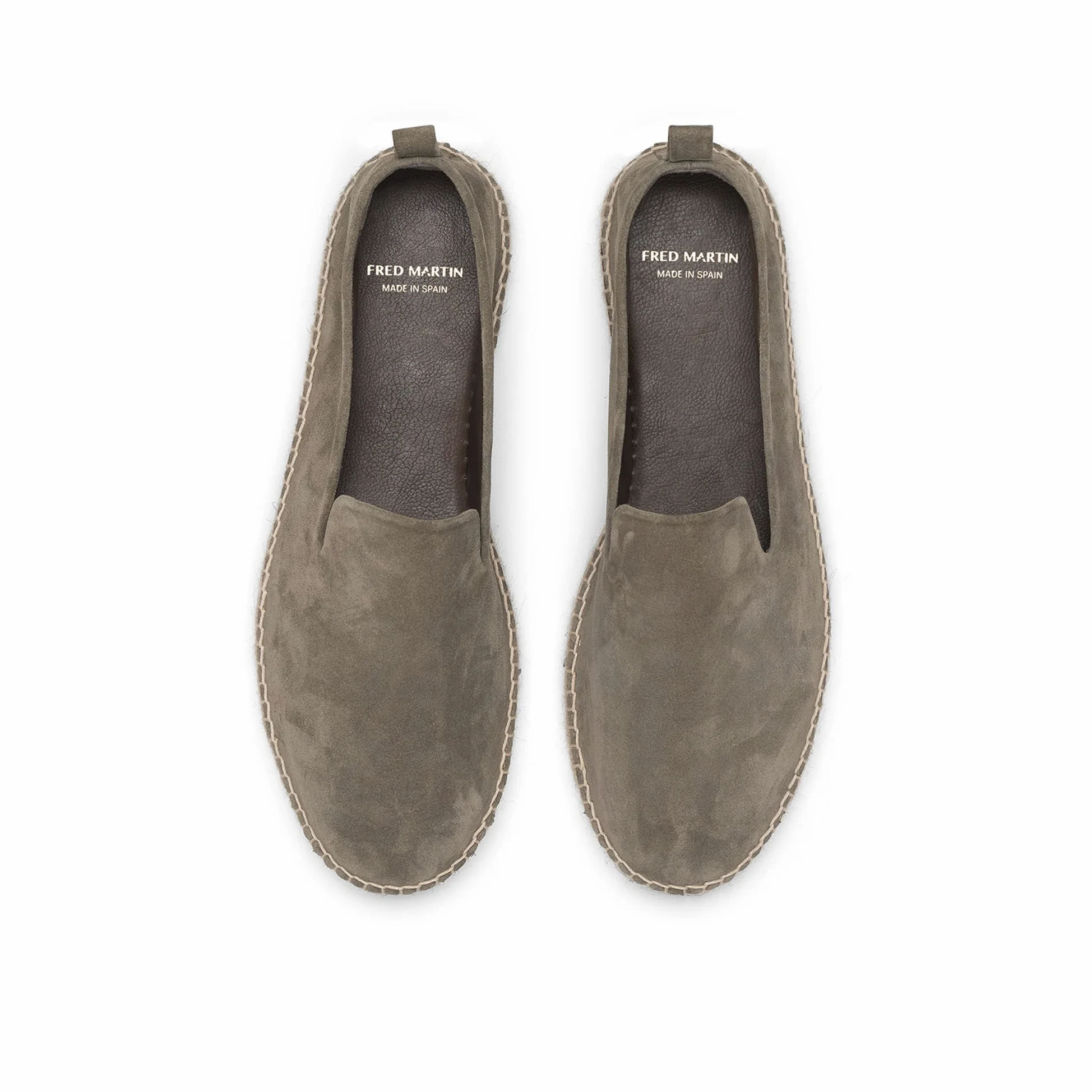 Fred Martin Collection, męskie espadryle z zamszu i juty