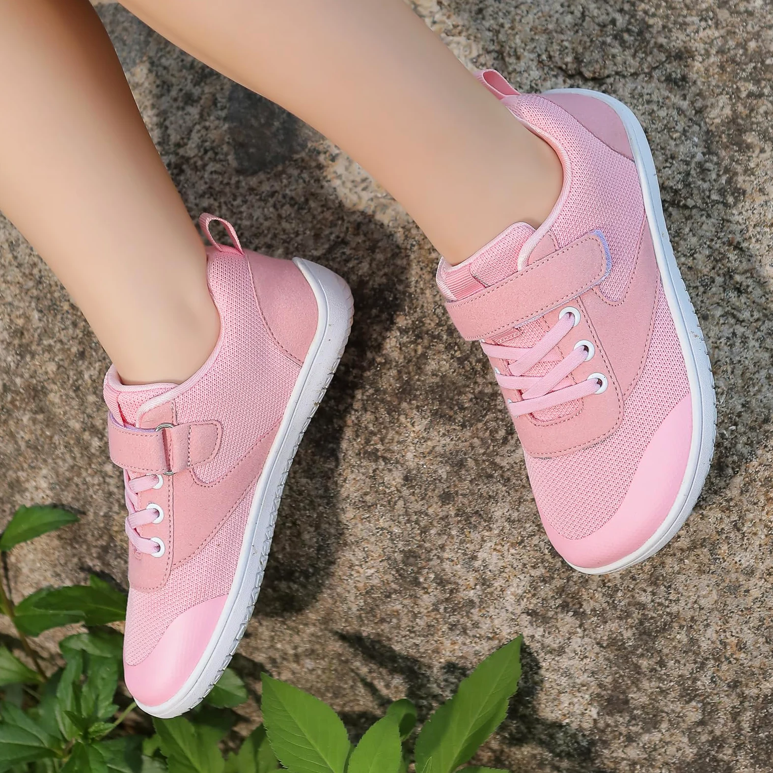 AONEGOLD Buty Boso Chłopcy Dziewczęta Oddychające Lekkie Elastyczne Wygodne Buty Do Biegania Antypoślizgowe Buty Do Biegania Sneakers