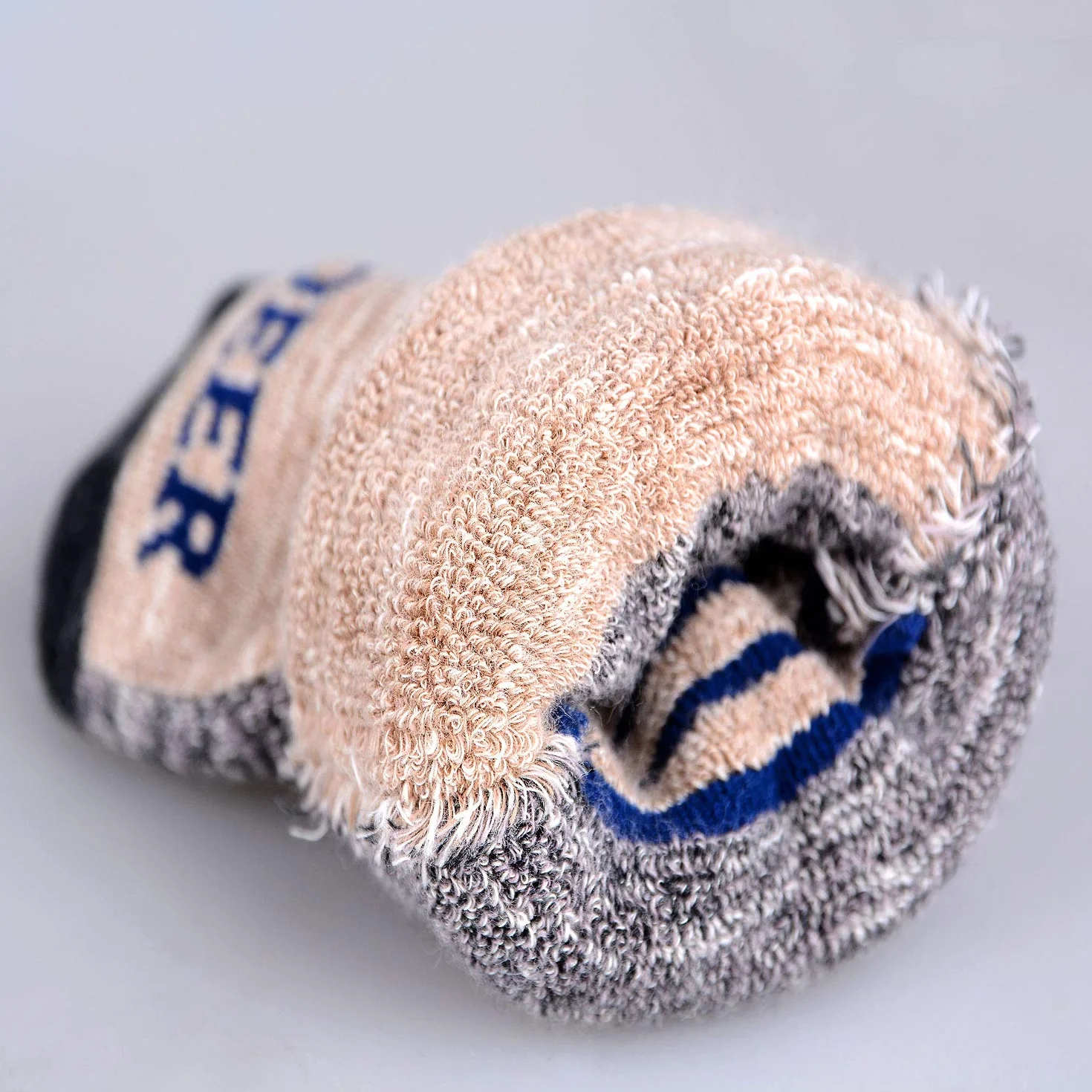 FEIDEER Męskie skarpety trekkingowe, wielopak, Wicking Cushioned Outdoor Recreation Crew Socks