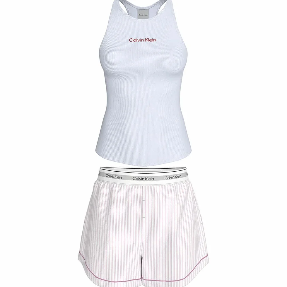 Calvin Klein Zestaw Kobiety V Day Tank Short Set Lv00qs7580