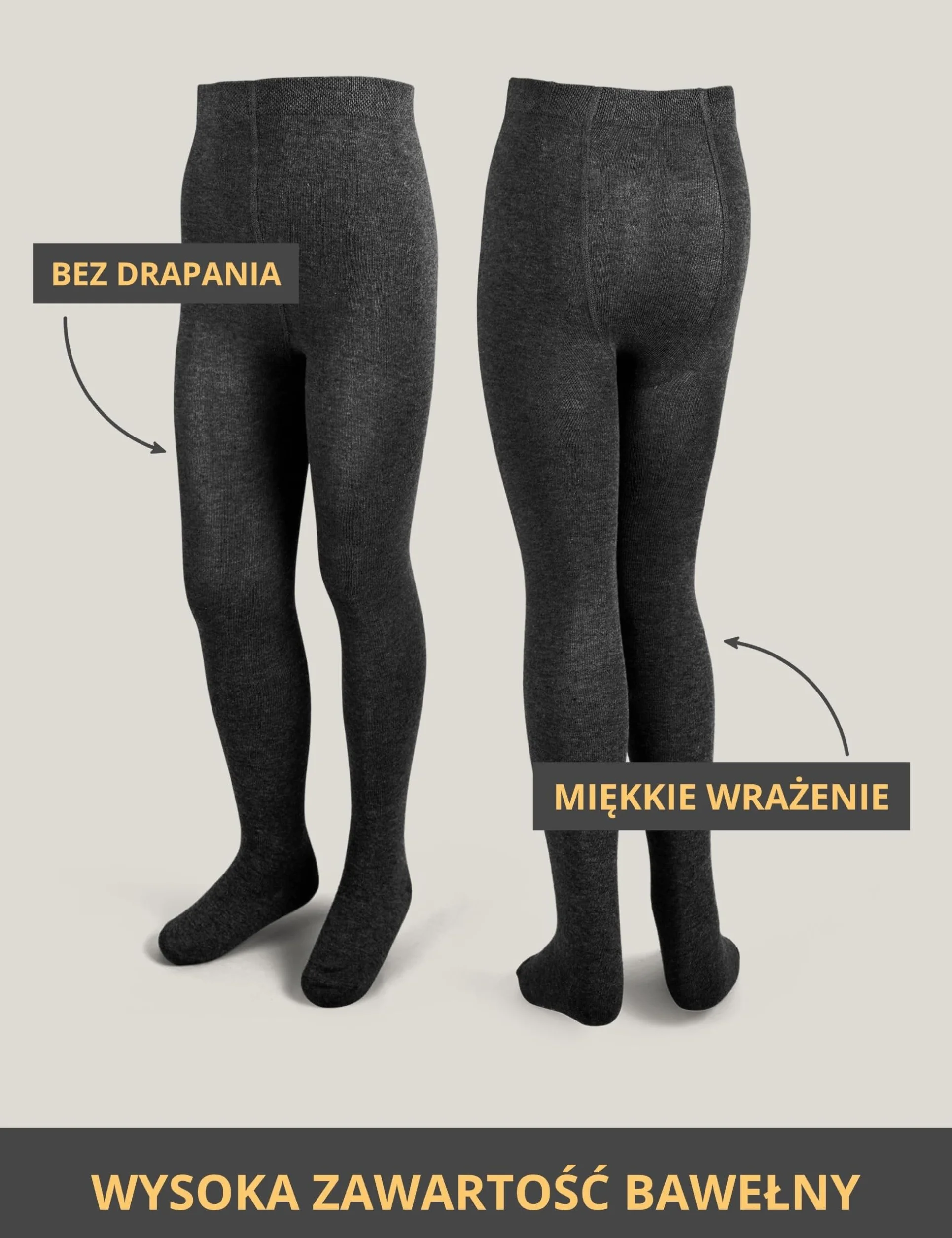 Basic Treasure Podstawowy Skarb 3-pak rajstop dziecięcych, rajstopy dziewczęce