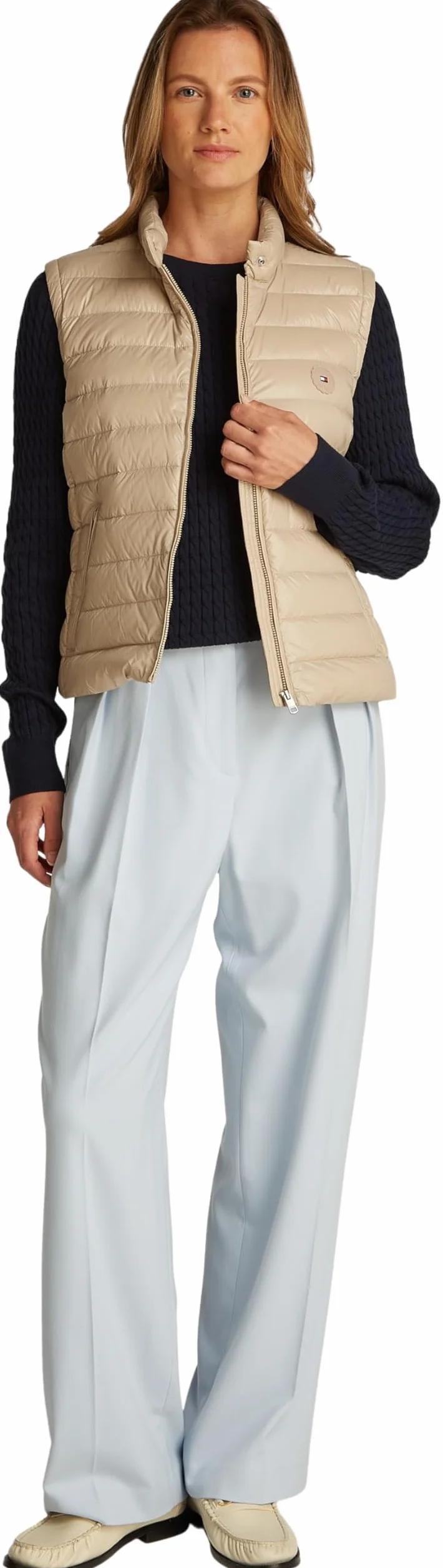 Tommy Hilfiger UL DOWN MOCK NK Vest WW0WW45499 Damskie