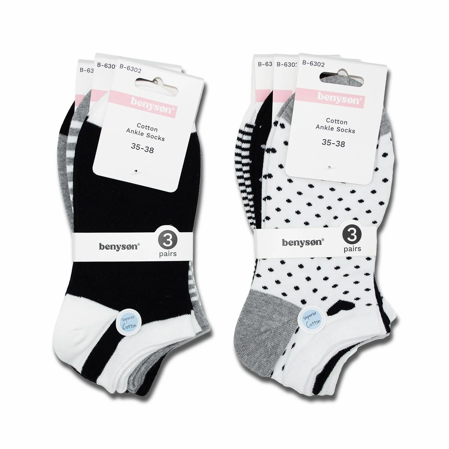 BestSale247 12 par modnych damskich i dziewczęcych skarpety do sneakersów, skarpety z bawełny 35-38; 39-42