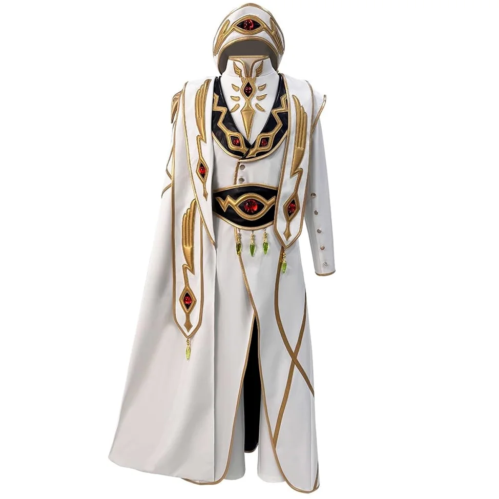 Zhongkaihua Lelouch kostium anime, cosplay, mundur, garnitury, pełne zestawy dla mężczyzn, komiksowe, do odgrywania ról, na karnawał, Halloween, przebranie