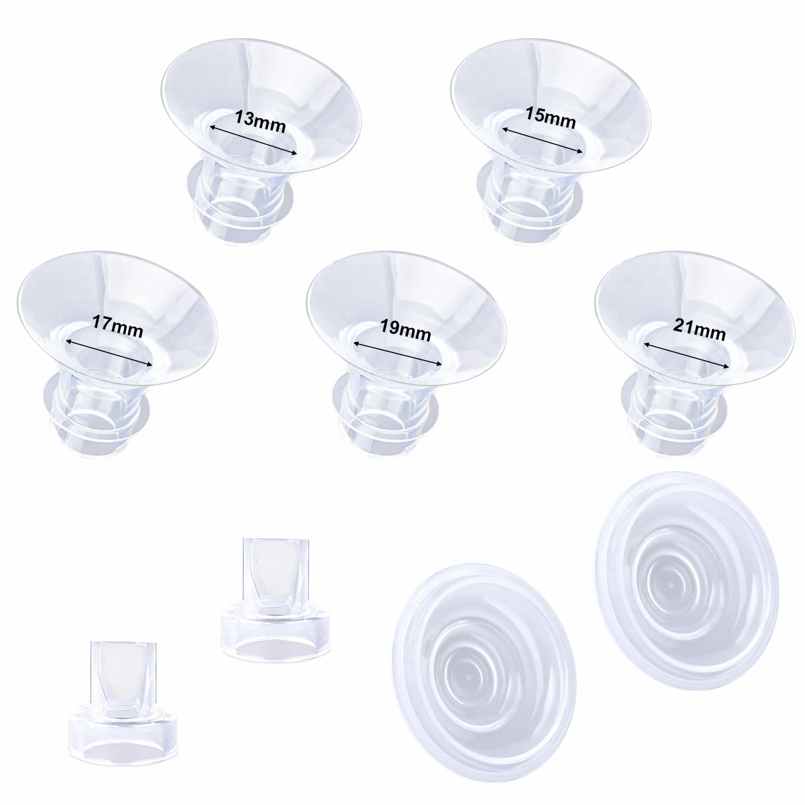 9 Wkladek Kolnierzowych, Silikonowa Wkladka Kolnierzowa Laktatora Poreczne Akcesoria do laktatora Kompatybilne z Laktatorem Momcozy/TSRETE / S9/ S9Pro/S10/S10Pro/S12/S12Pro/S12A/S13/ S15