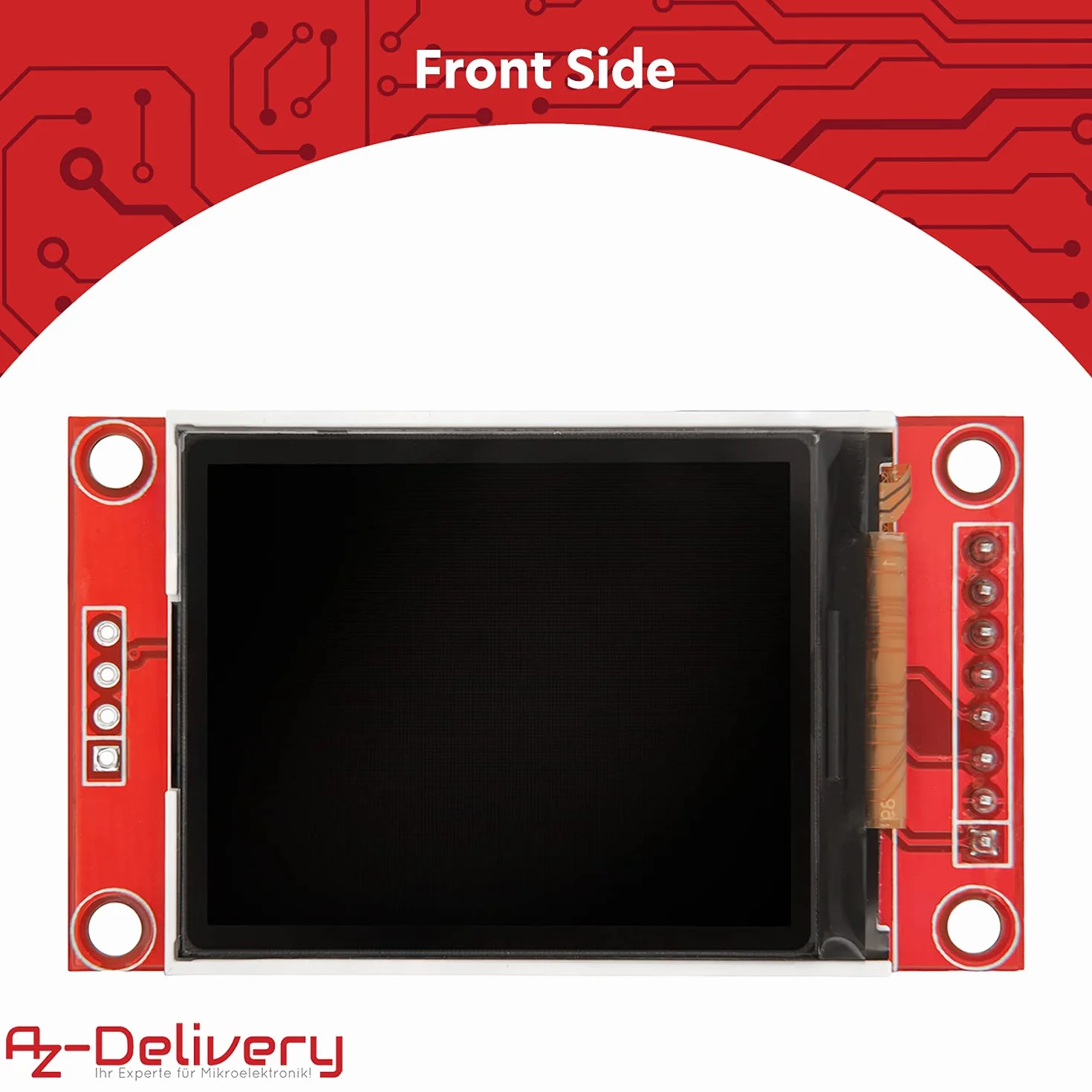 AZDelivery Wyświetlacz SPI TFT 1,8 cala z 128 x 160 ST7735 pikselami kompatybilny z Arduino i Raspberry Pi, w tym e-book!