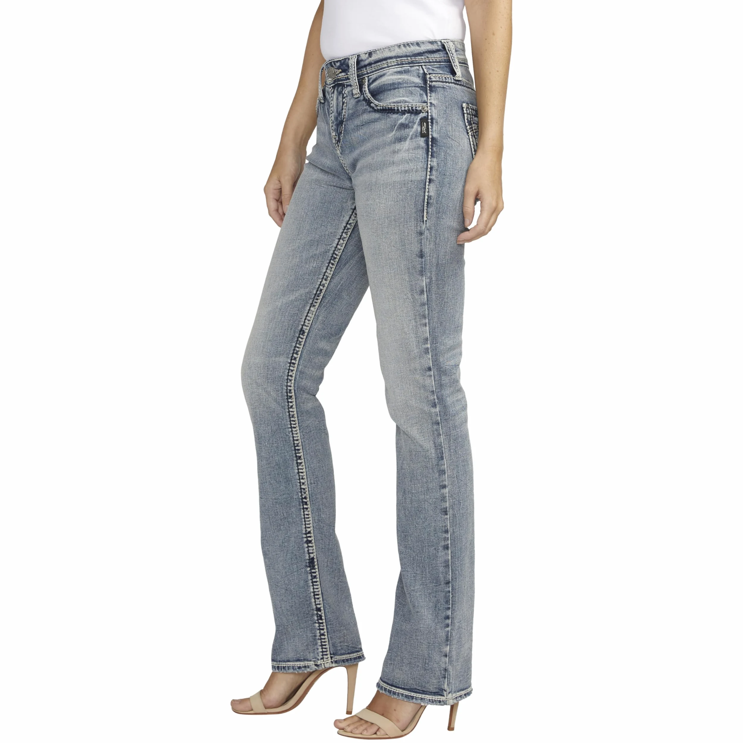 Silver Jeans Dżins damski Suki Curvy Fit High Rise Baby Bootcut Jean