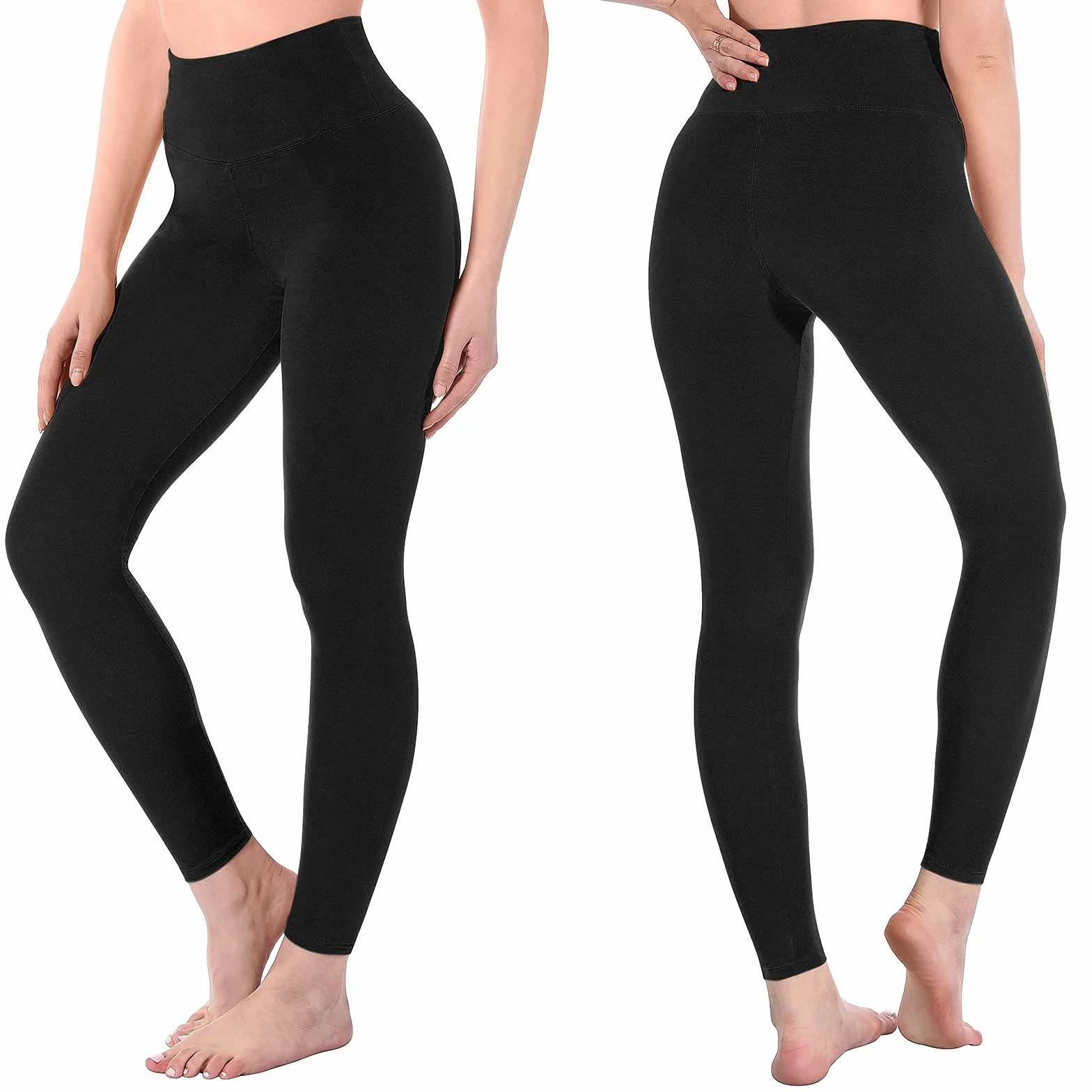 SINOPHANT Legginsy damskie, z wysokim stanem, nieprzezroczyste, elastyczne, przyjemnie miękkie, elastyczne, rozciągliwe sportowe legginsy do jogi