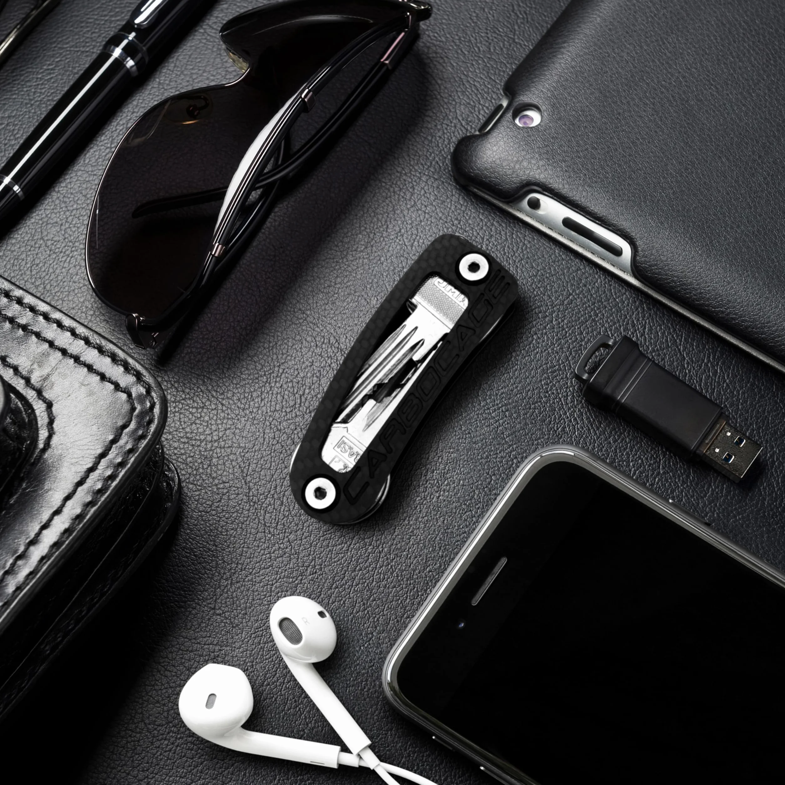 KEYCAGE brelok organizer na klucze do 14 kluczy Made in Germany