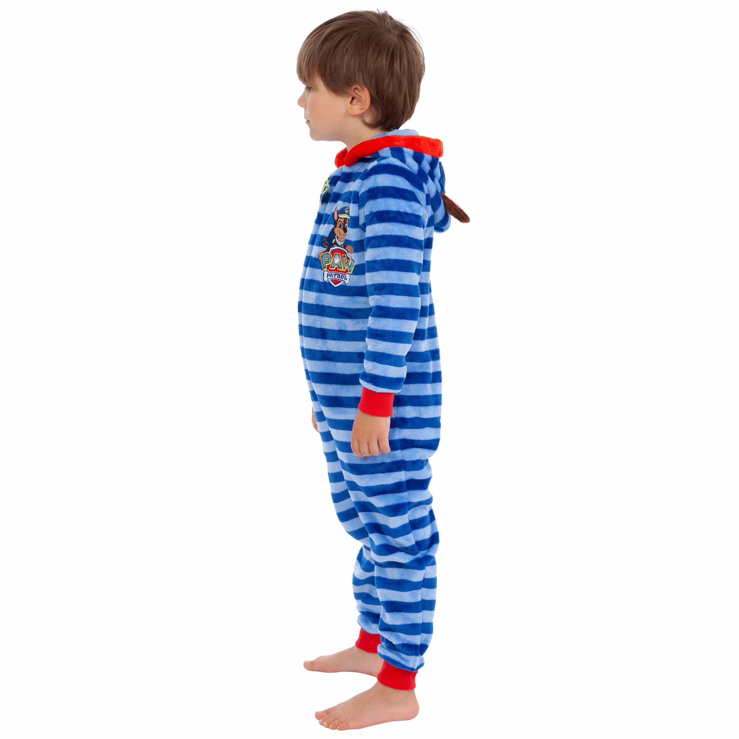Paw Patrol Onesie dla chłopców Polarowa piżama Chase'a