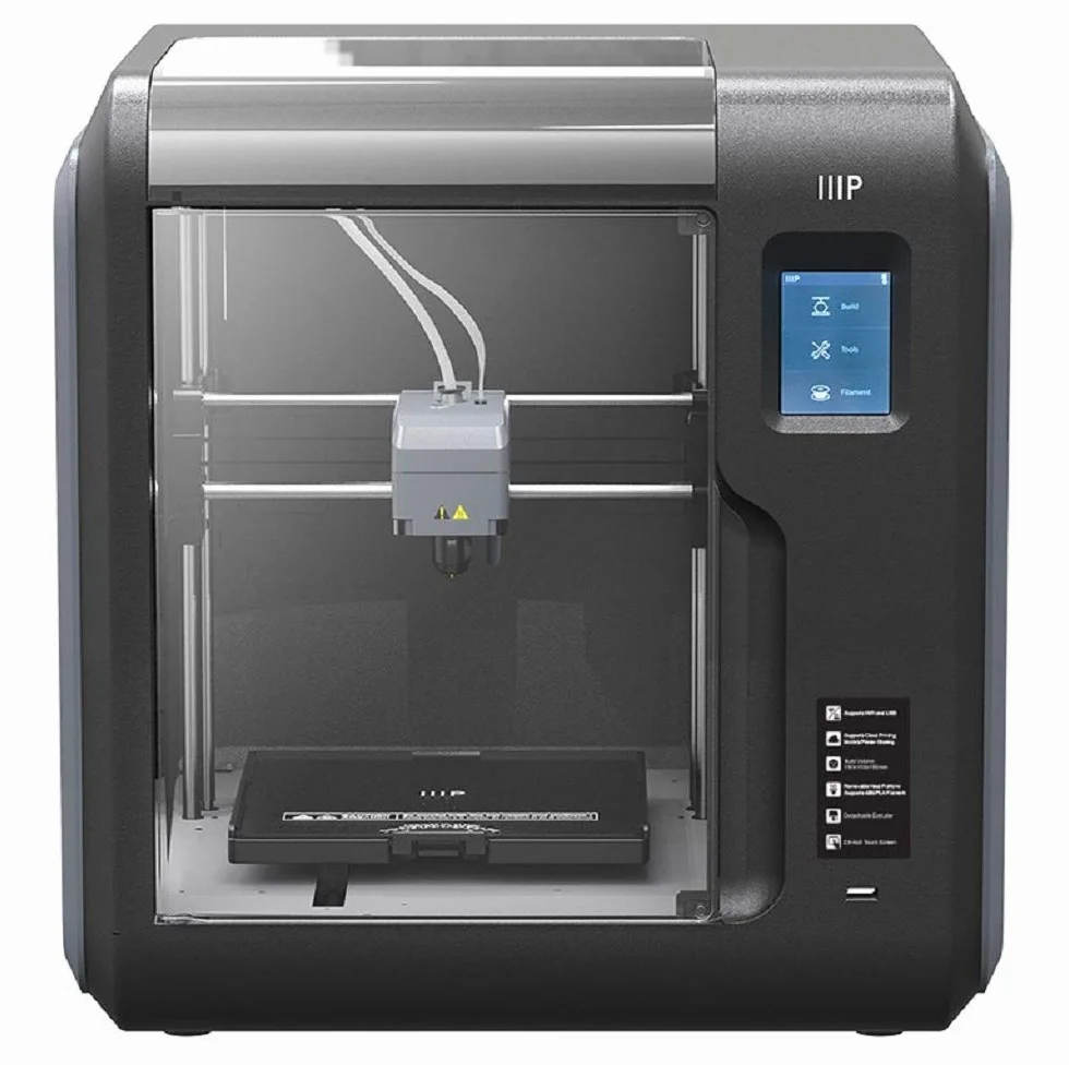 Monoprice MP Voxel 3D Printer Fully Enclosed Wi-Fi ekran dotykowy 8 GB pamięć włączona chmura polarna
