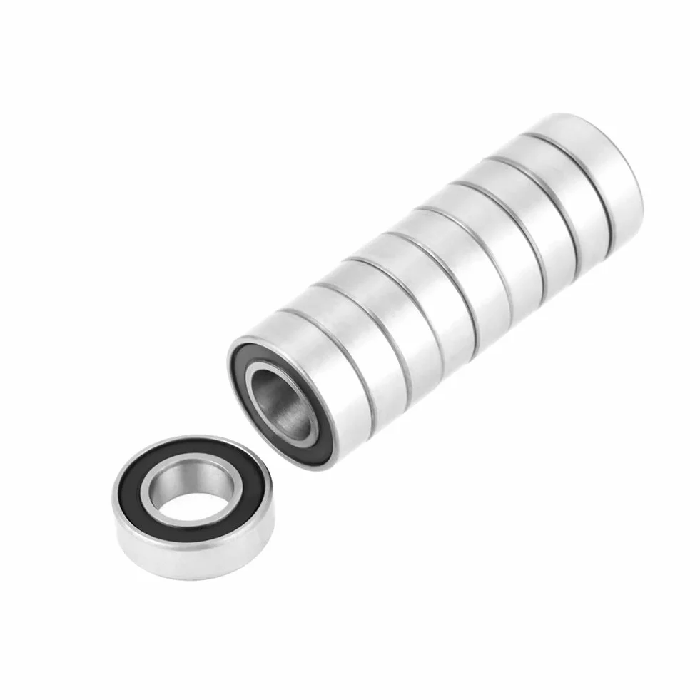 Aramox Łożyska kulkowe, 688 2rs gumowe łożyska kulkowe z głębokim rowkiem 8x16x5mm (10 szt RS i -2RS losowo)