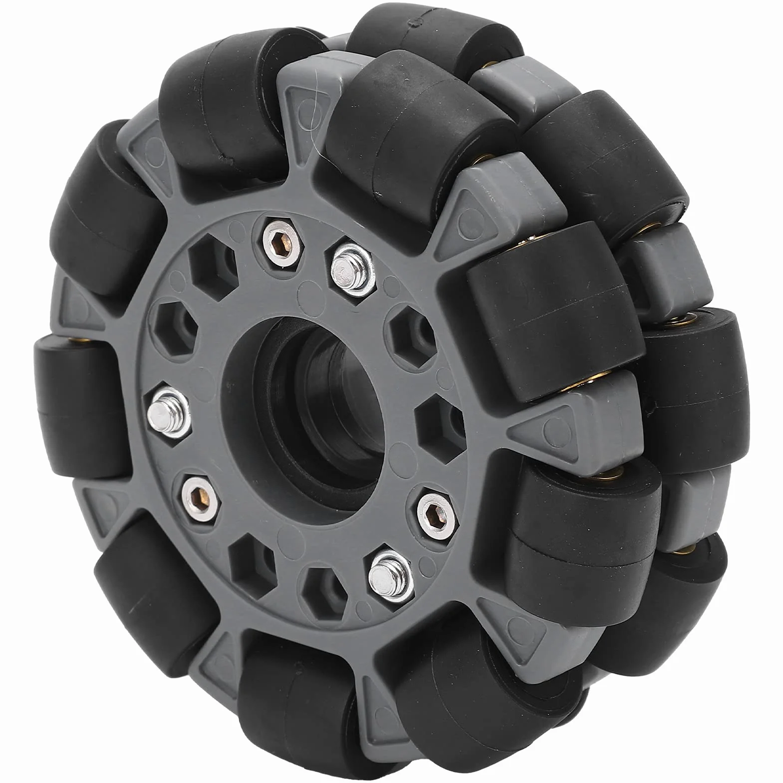 Podwójne Koło Dookólne, Plastikowe Podwójne Koło Dookólne 100 Mm z platformą ładującą 20 Kg Zestaw Robotyczny 14049