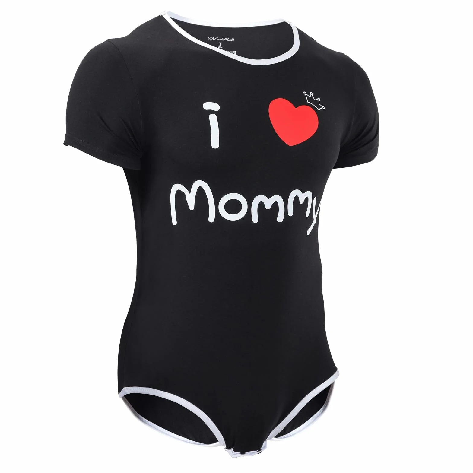 CutiePlusU Męskie bawełniane guziki w kroku, body dla dorosłych, śpioszki, dla mężczyzn z nadrukiem