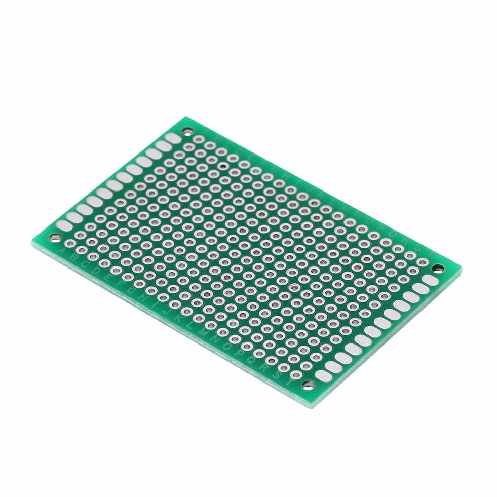 10 sztuk 4 x 6 cm dwustronne lutowanie prototypowe Uniwersalna płytka drukowana do lutowania DIY i projektów elektronicznych OPAKOWANIA WIELORAZOWE socialme-eu