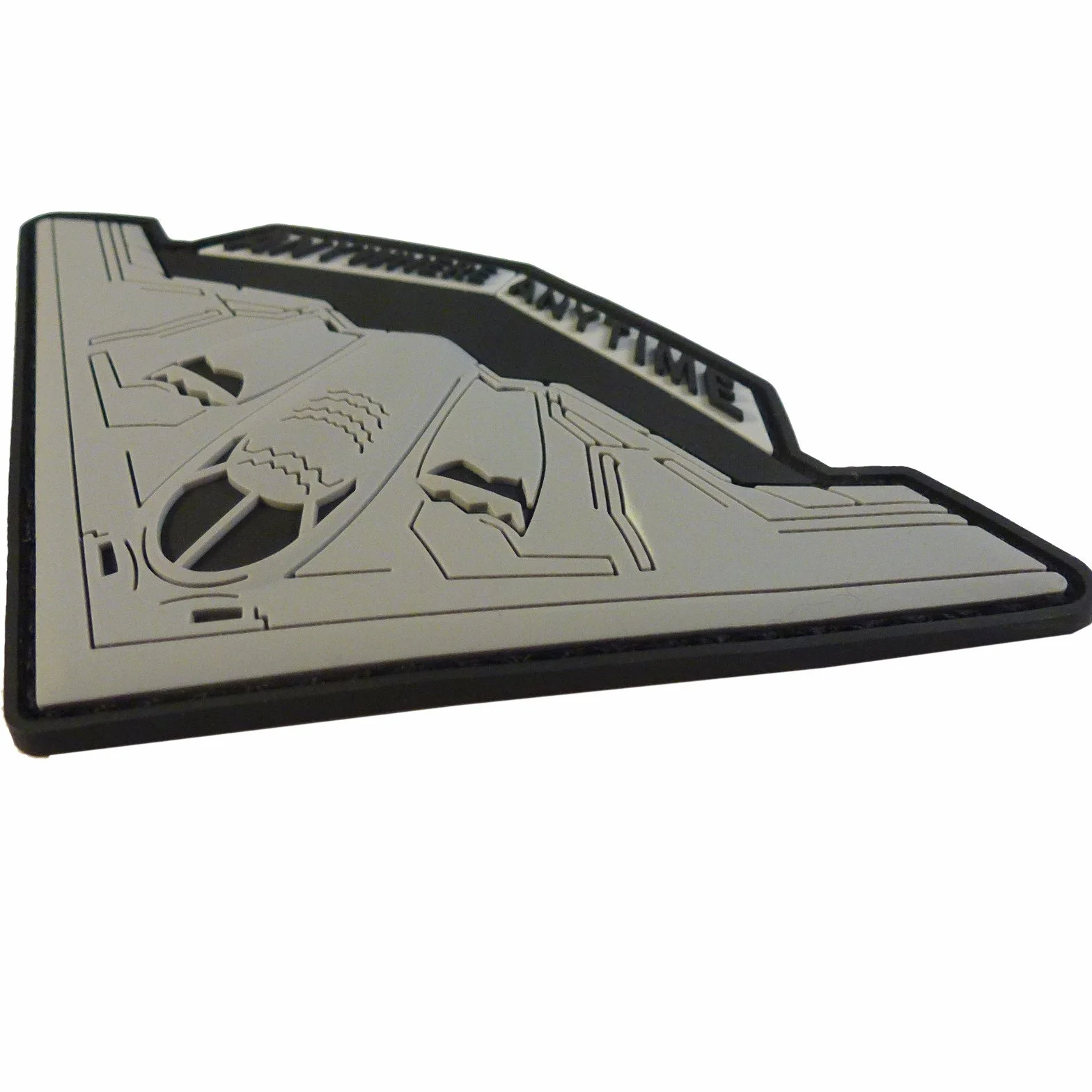 USAF B-2 Spirit Strategiczny Stealth Bomber Wszędzie Zawsze Morale PVC Gumowe 3D Mocowanie Naszywka Dotykowa